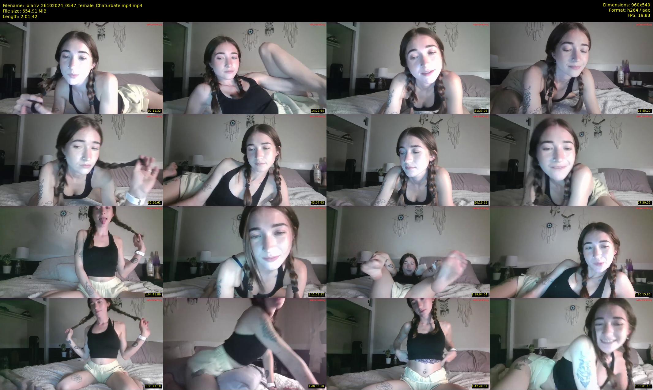 lolariv — 122 minute Chaturbate female cam show recording, 480p, Oct 26, 2024