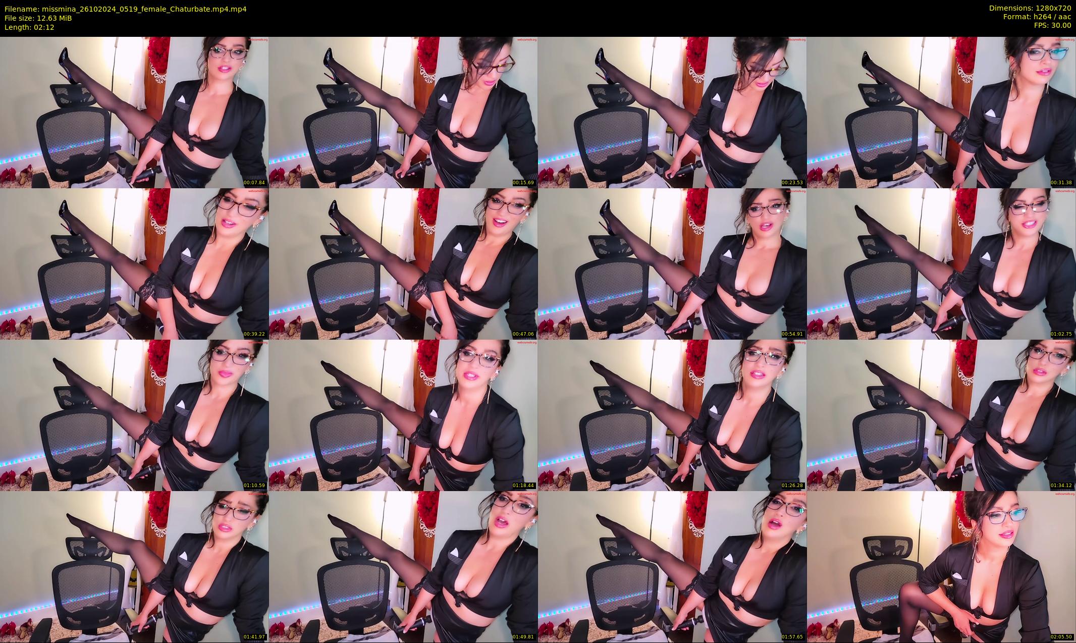 missmina — 3 minute Chaturbate female cam show recording, 720p, Oct 26, 2024