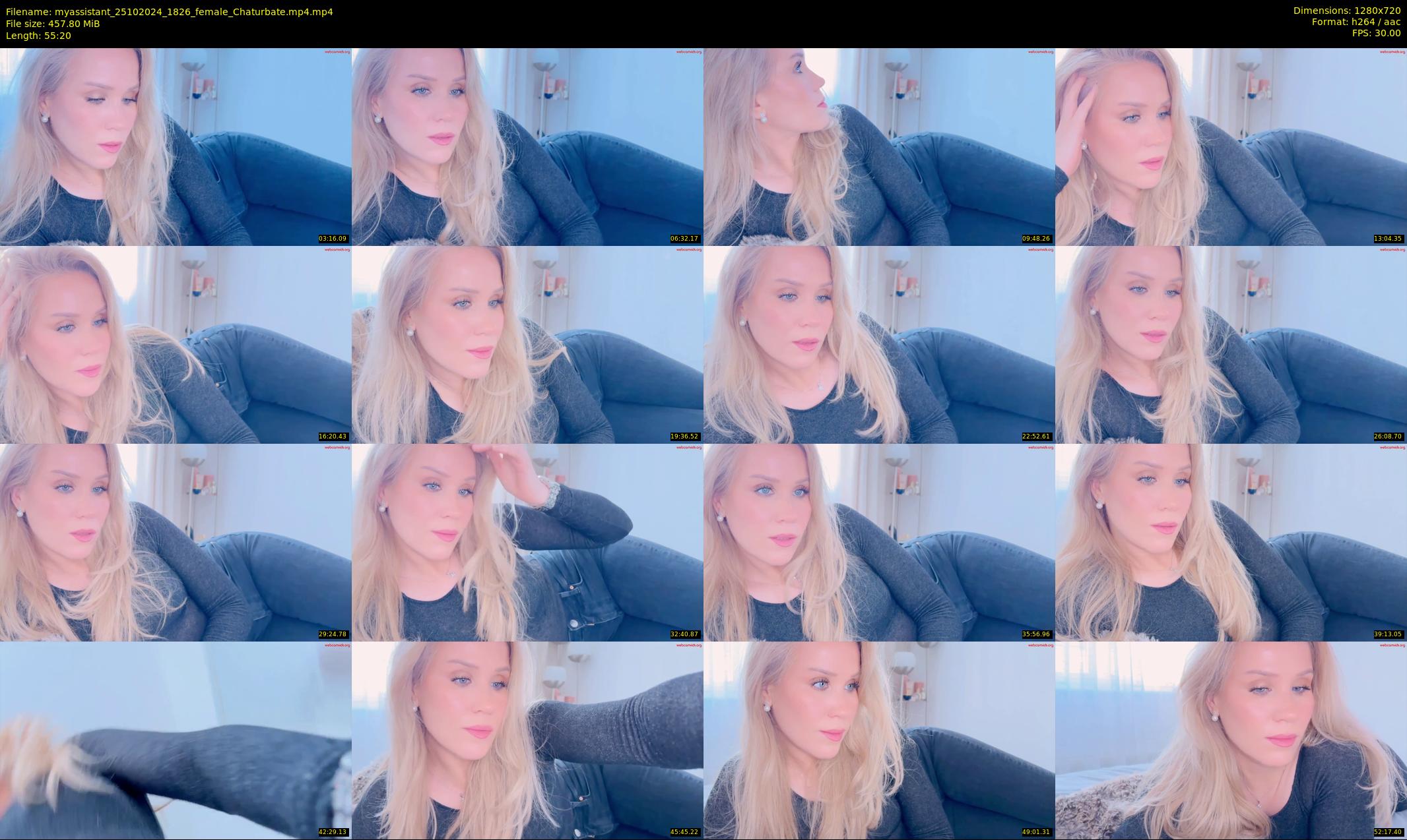 myassistant — 56 minute Chaturbate female cam show recording, 720p, Oct 25, 2024