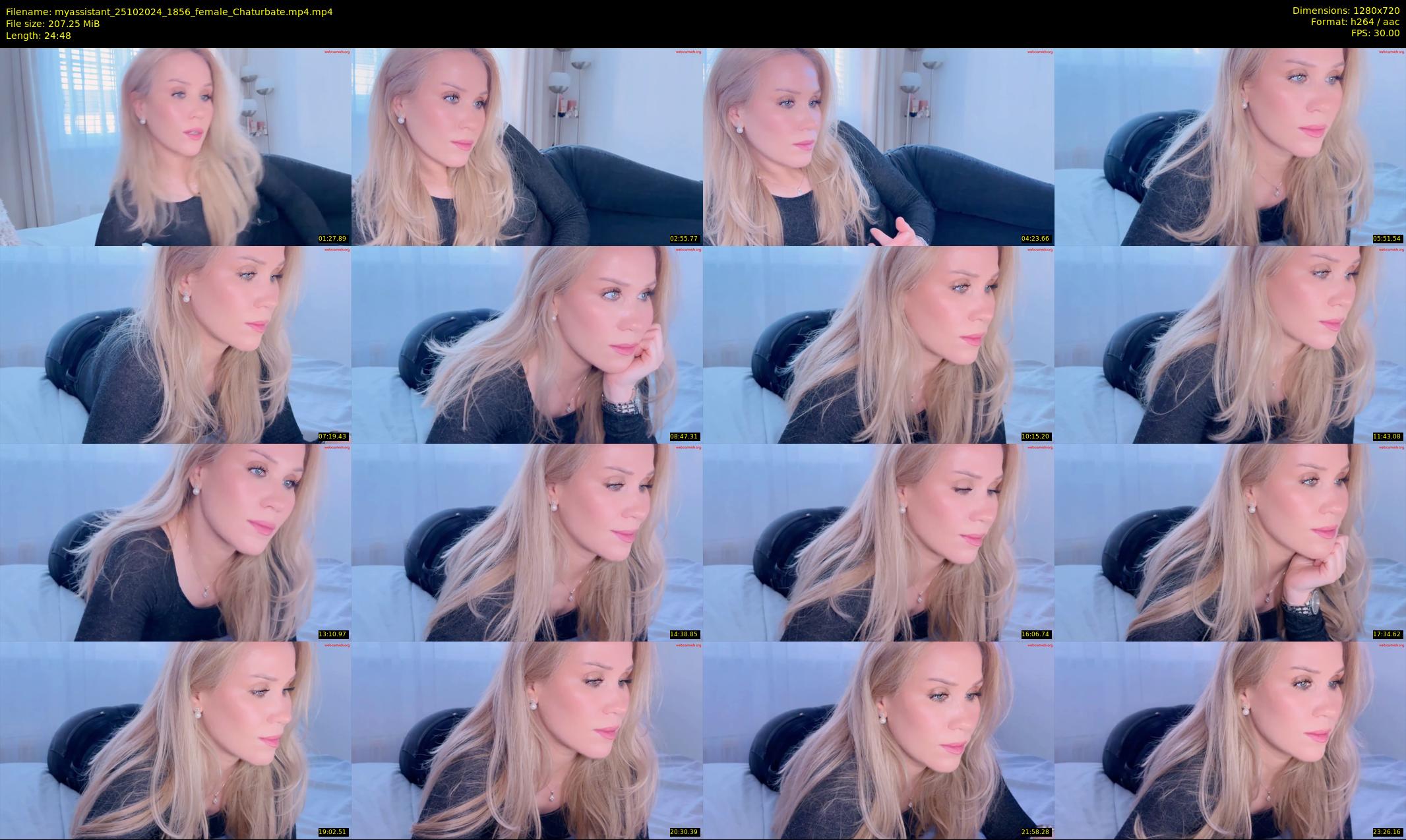 myassistant — 25 minute Chaturbate female cam show recording, 720p, Oct 25, 2024