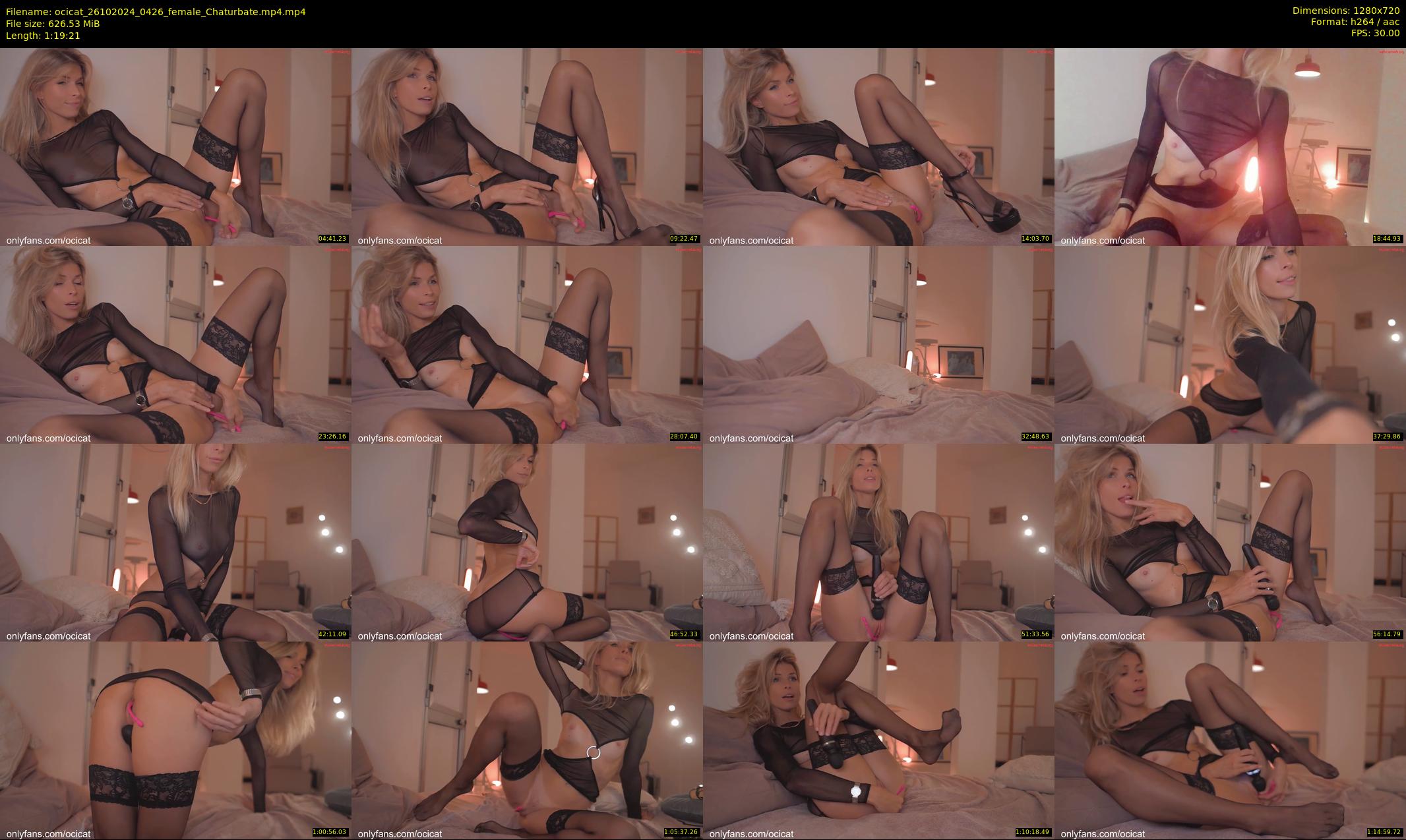 ocicat — 80 minute Chaturbate female cam show recording, 720p, Oct 26, 2024