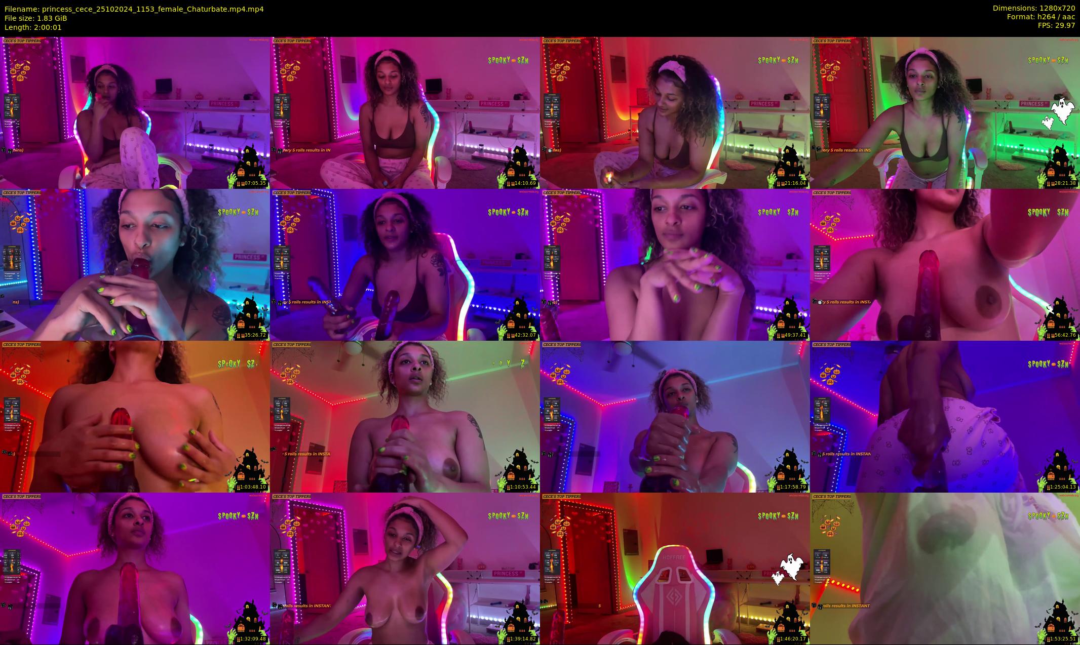 princess_cece — 121 minute Chaturbate female cam show recording, 720p, Oct 25, 2024