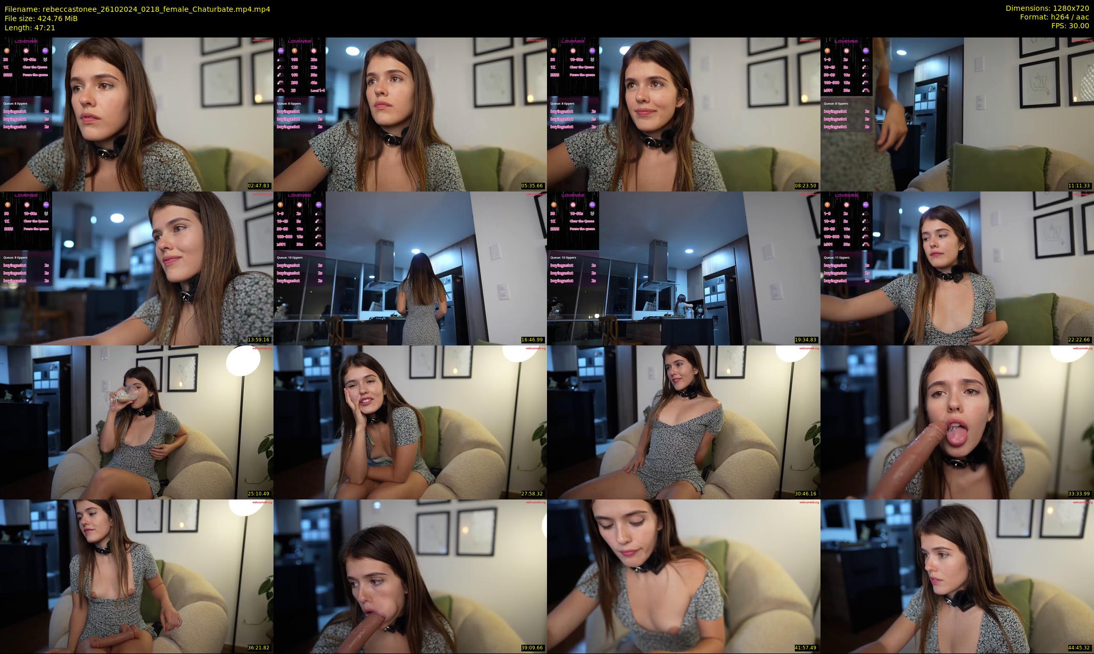 rebeccastonee — 48 minute Chaturbate female cam show recording, 720p, Oct 26, 2024