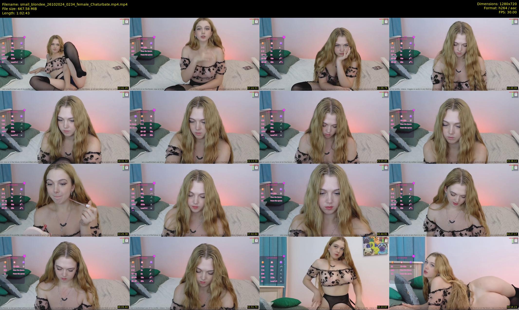 small_blondee — 63 minute Chaturbate female cam show recording, 720p, Oct 26, 2024