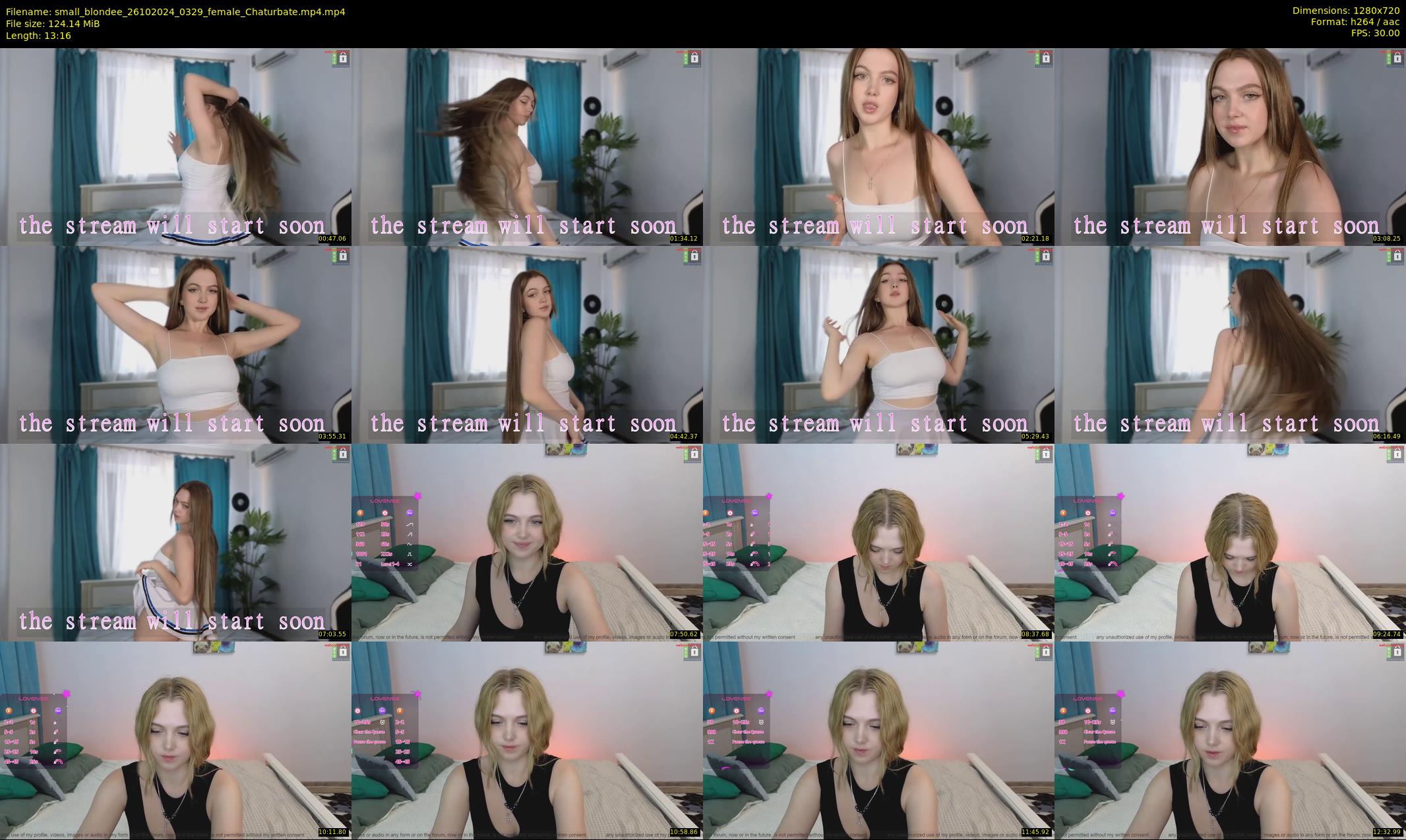 small_blondee — 14 minute Chaturbate female cam show recording, 720p, Oct 26, 2024
