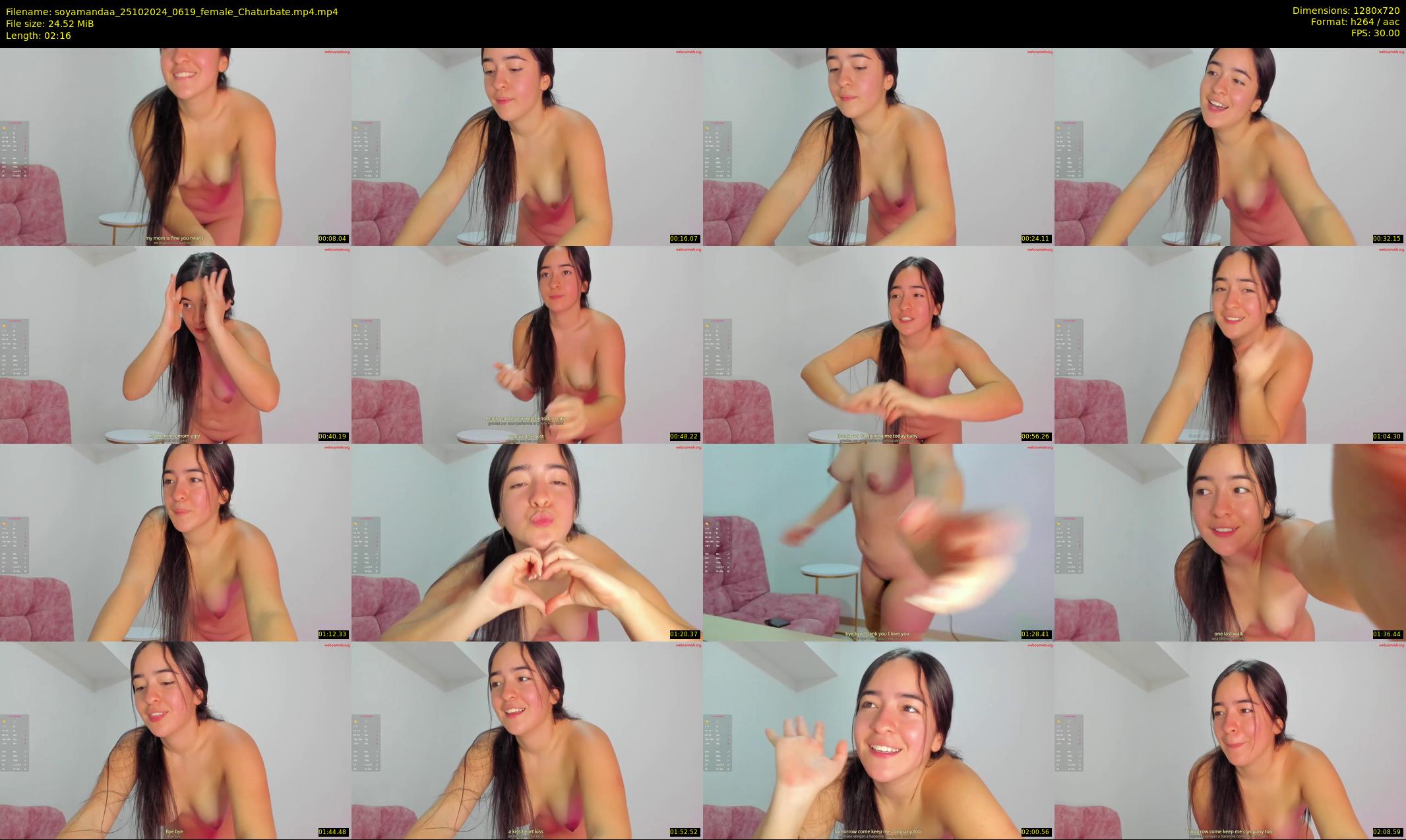 soyamandaa — 3 minute Chaturbate female cam show recording, 720p, Oct 25, 2024