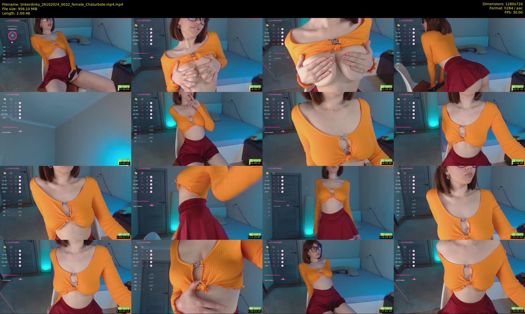 tinkerdinky — 121 minute Chaturbate female cam show recording, 720p, Oct 26, 2024