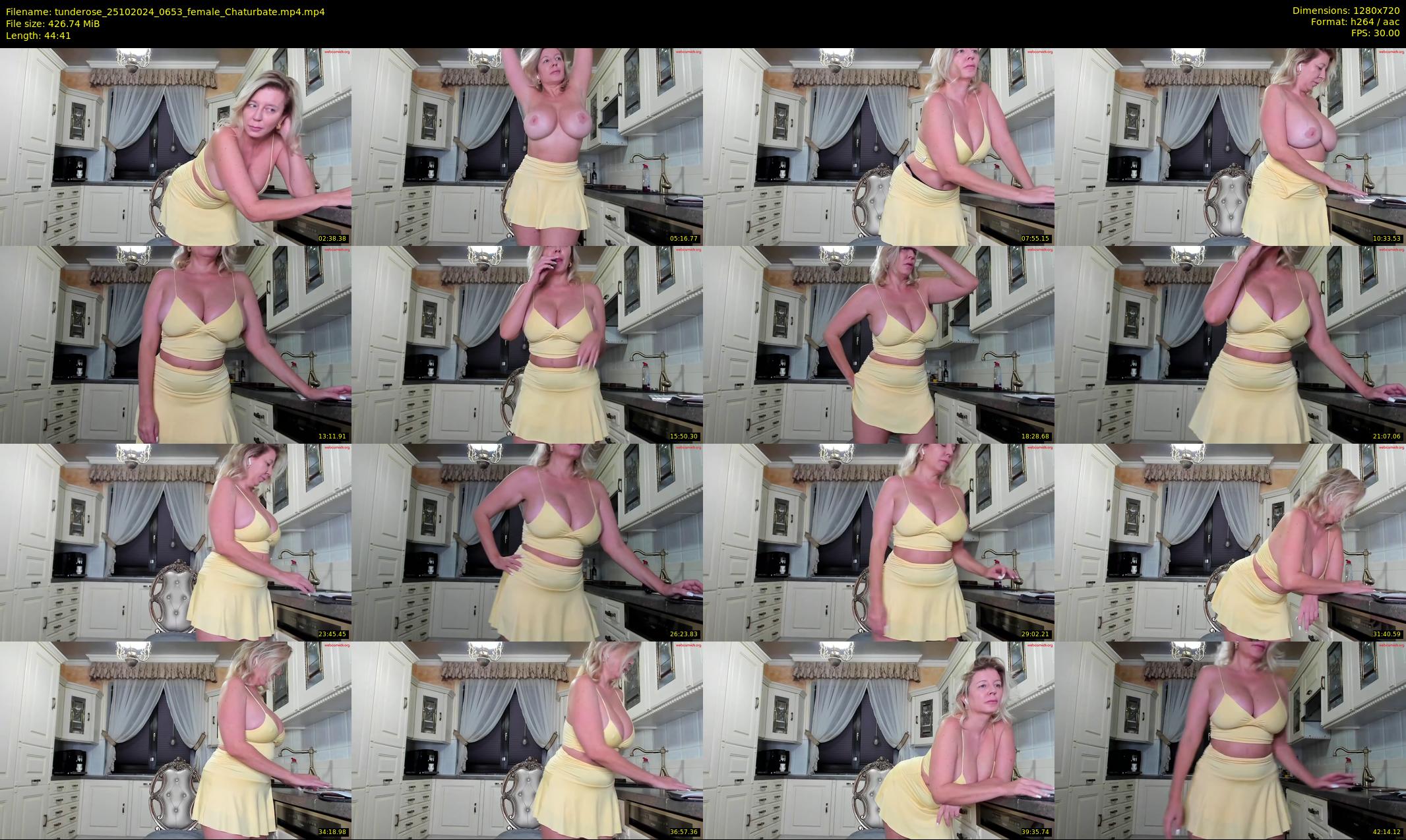 tunderose — 45 minute Chaturbate female cam show recording, 720p, Oct 25, 2024