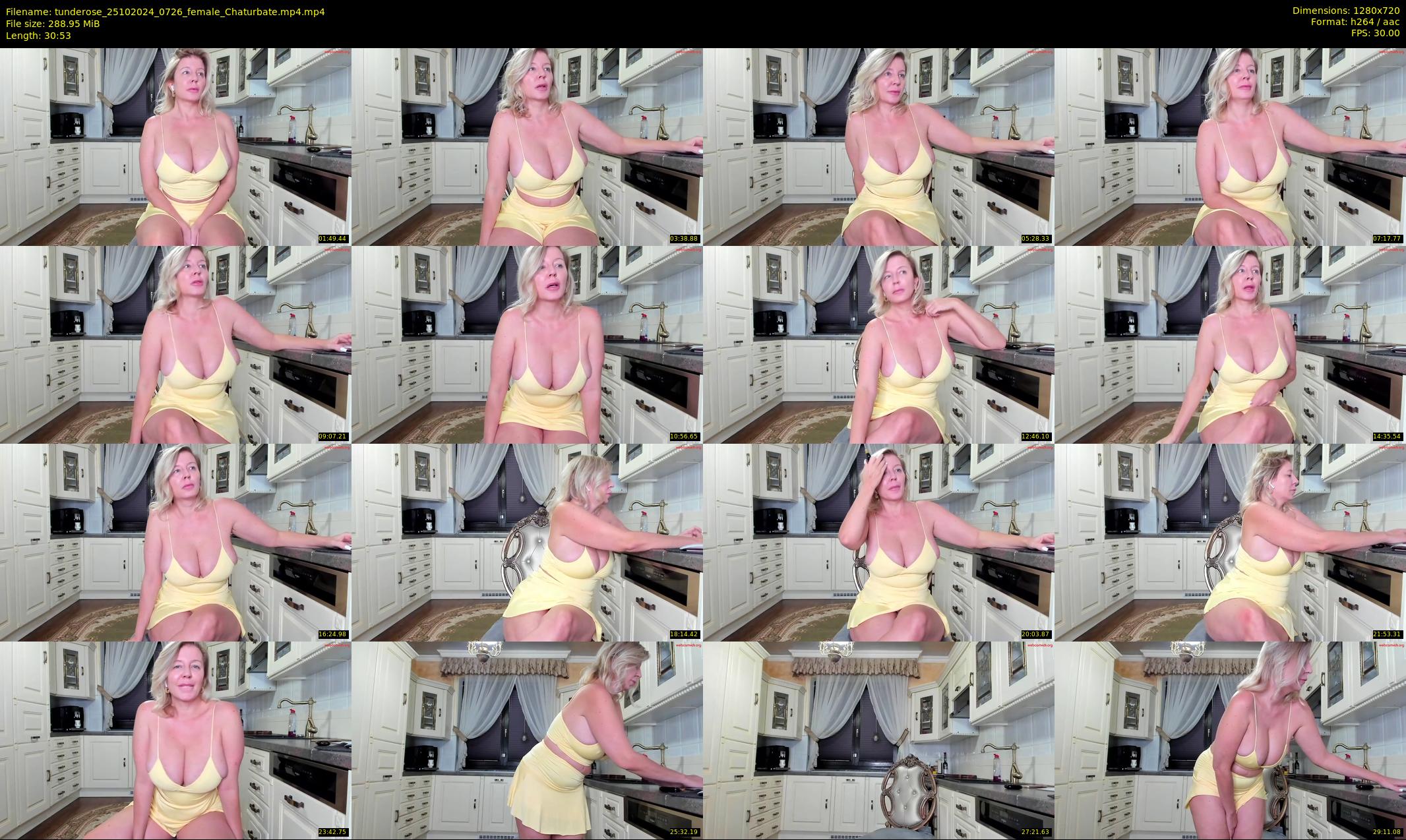 tunderose — 31 minute Chaturbate female cam show recording, 720p, Oct 25, 2024