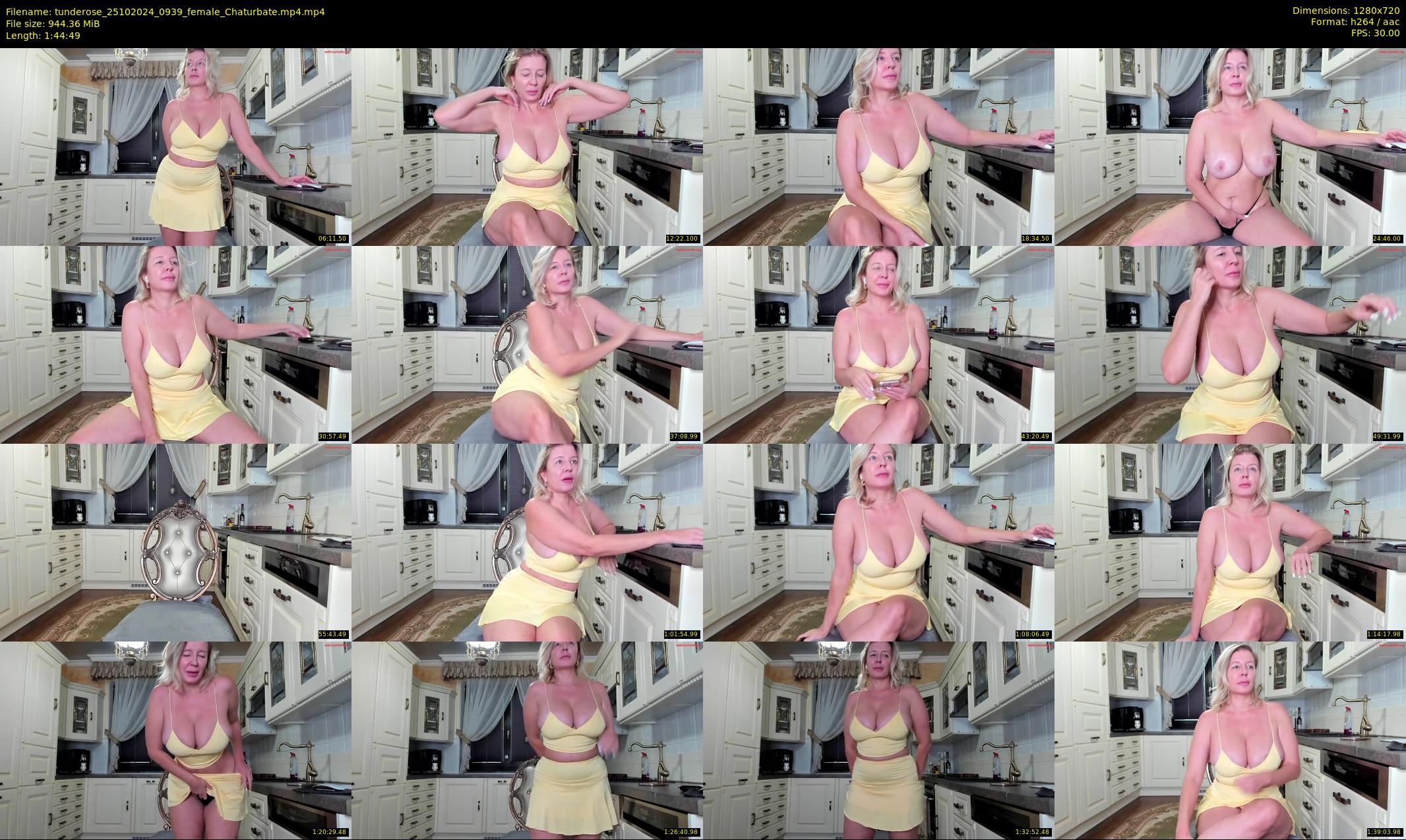 tunderose — 105 minute Chaturbate female cam show recording, 720p, Oct 25, 2024