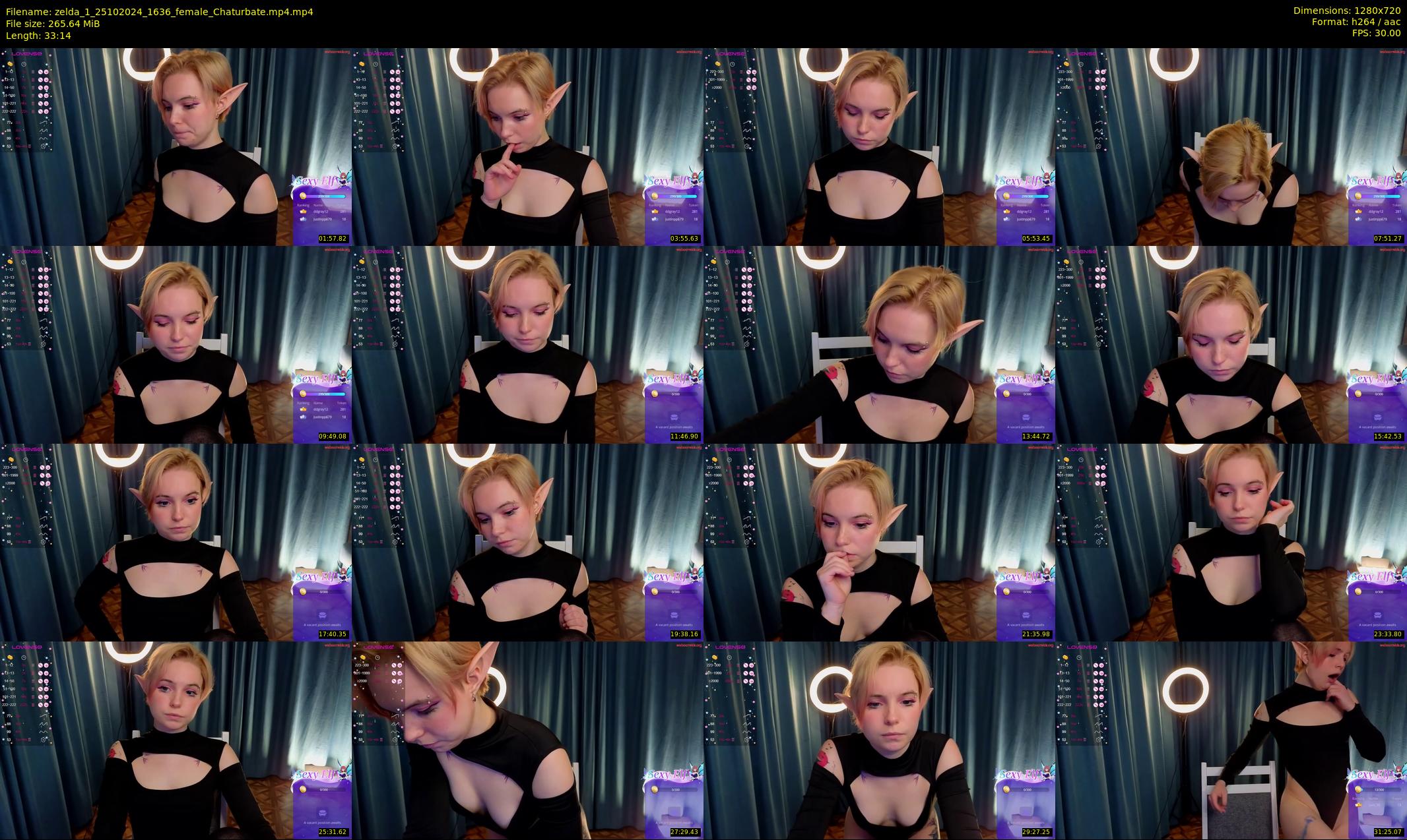 zelda_1 — 34 minute Chaturbate female cam show recording, 720p, Oct 25, 2024