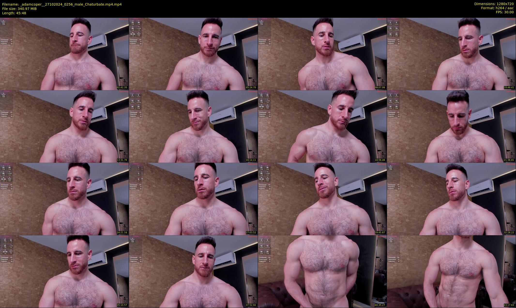 _adamcoper_ — 46 minute Chaturbate male cam show recording, 720p, Oct 27, 2024