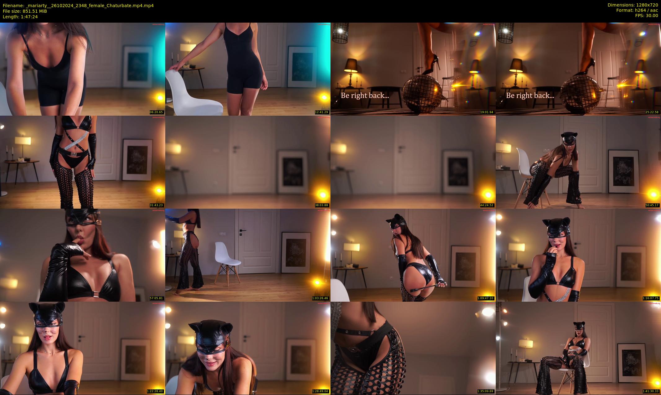 _mariarty_ — 108 minute Chaturbate female cam show recording, 720p, Oct 26, 2024