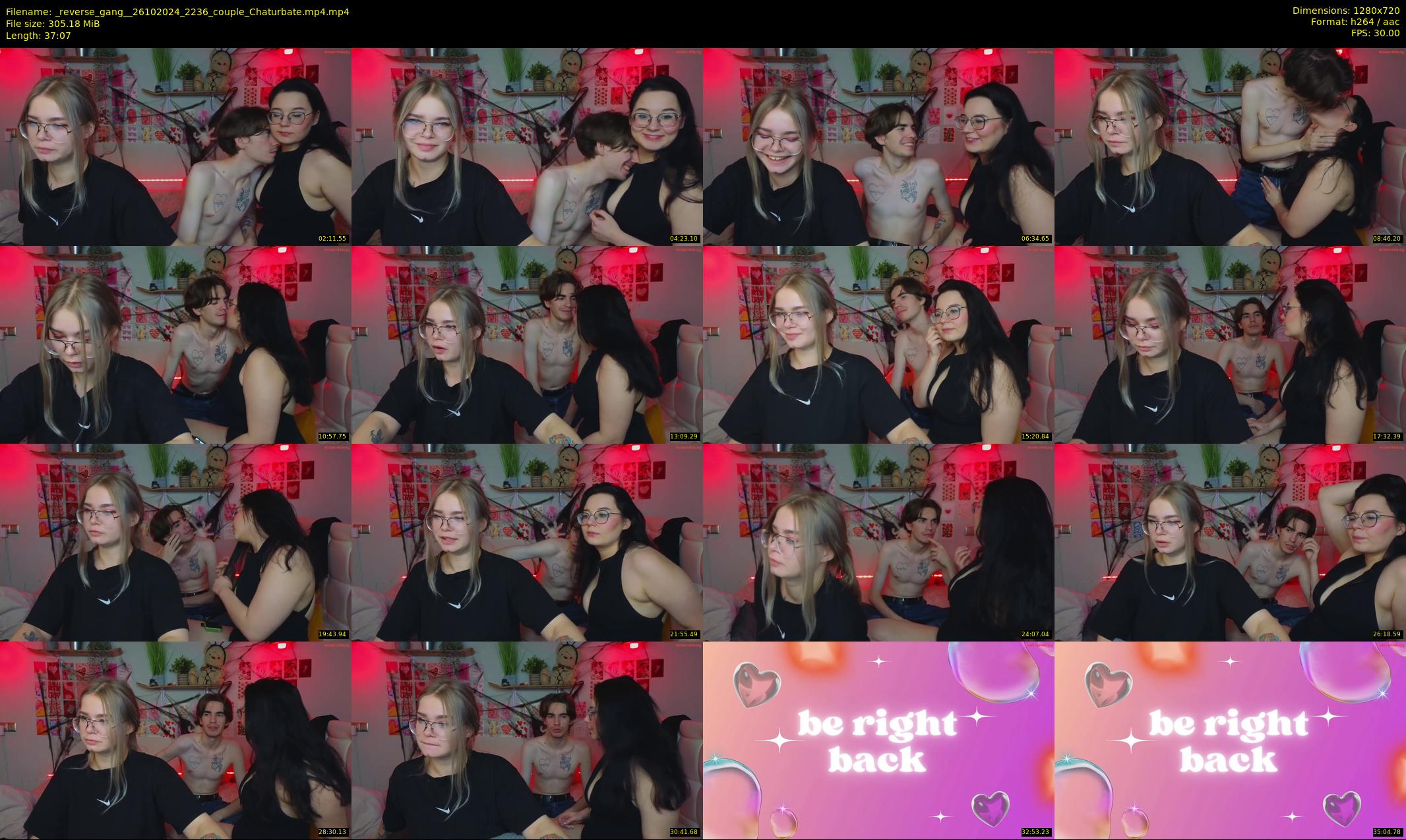 _reverse_gang_ — 38 minute Chaturbate couple cam show recording, 720p, Oct 26, 2024