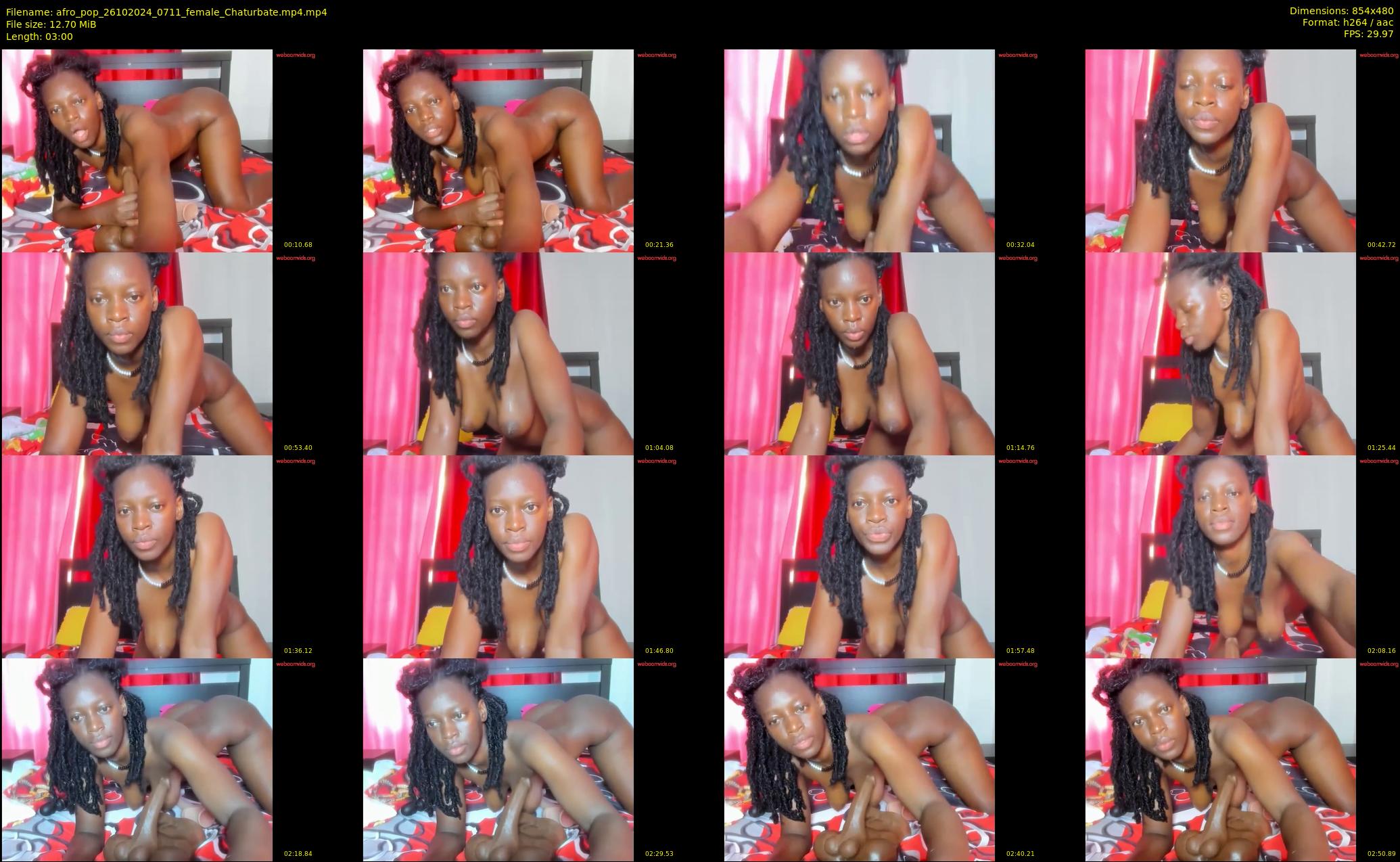 afro_pop — 3 minute Chaturbate female cam show recording, 480p, Oct 26, 2024