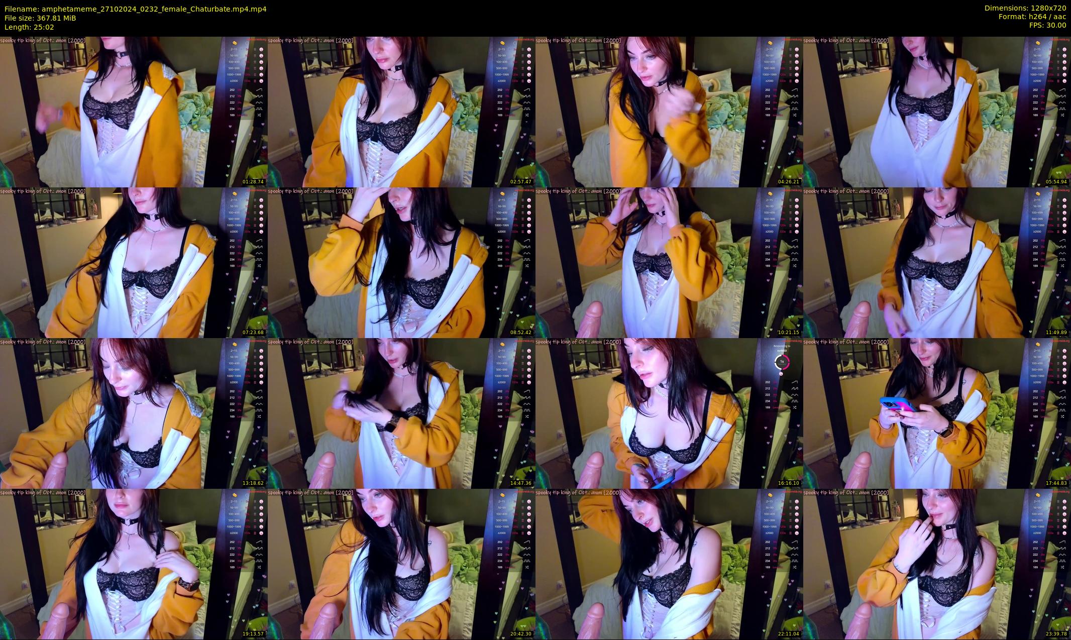 amphetameme — 26 minute Chaturbate female cam show recording, 720p, Oct 27, 2024