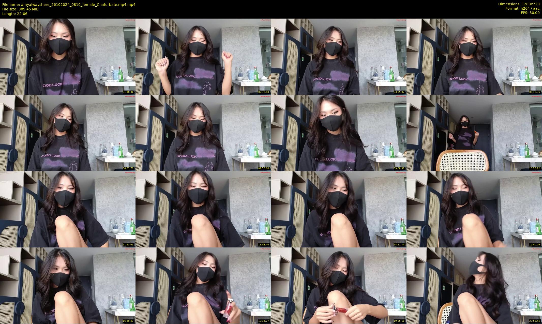 amyalwayshere — 23 minute Chaturbate female cam show recording, 720p, Oct 26, 2024