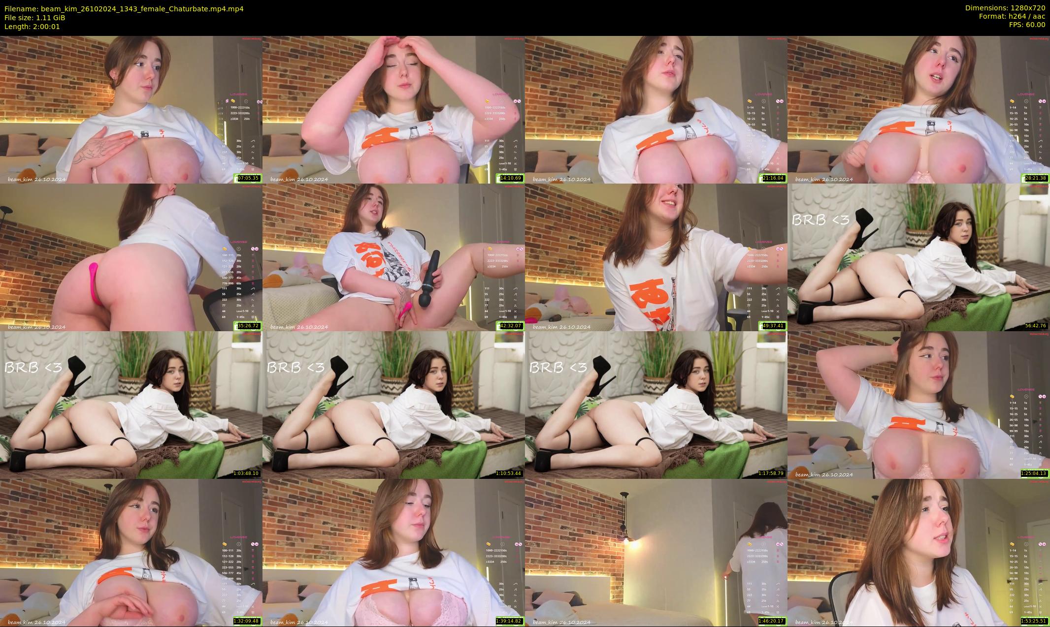 beam_kim — 121 minute Chaturbate female cam show recording, 720p, Oct 26, 2024
