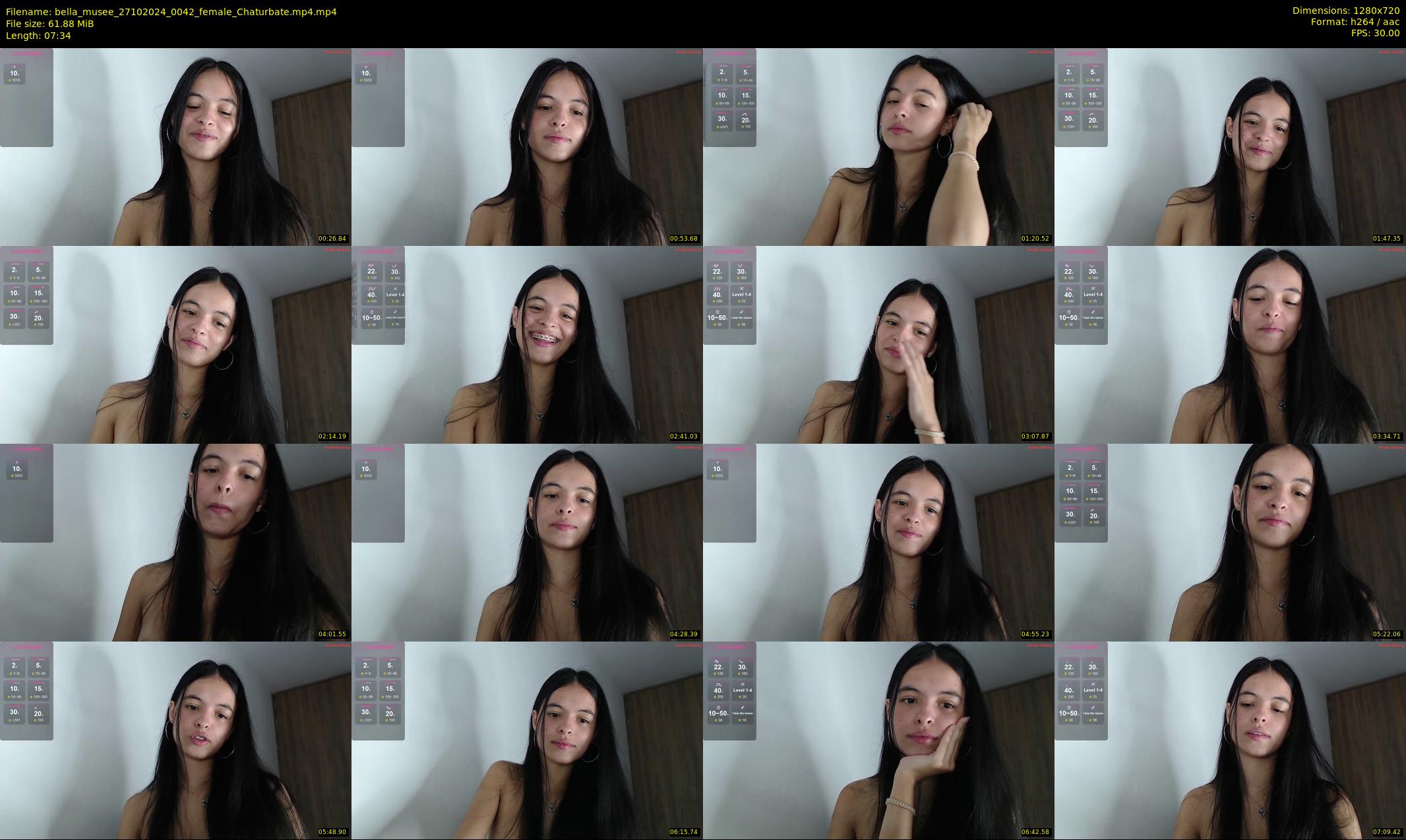 bella_musee — 8 minute Chaturbate female cam show recording, 720p, Oct 27, 2024