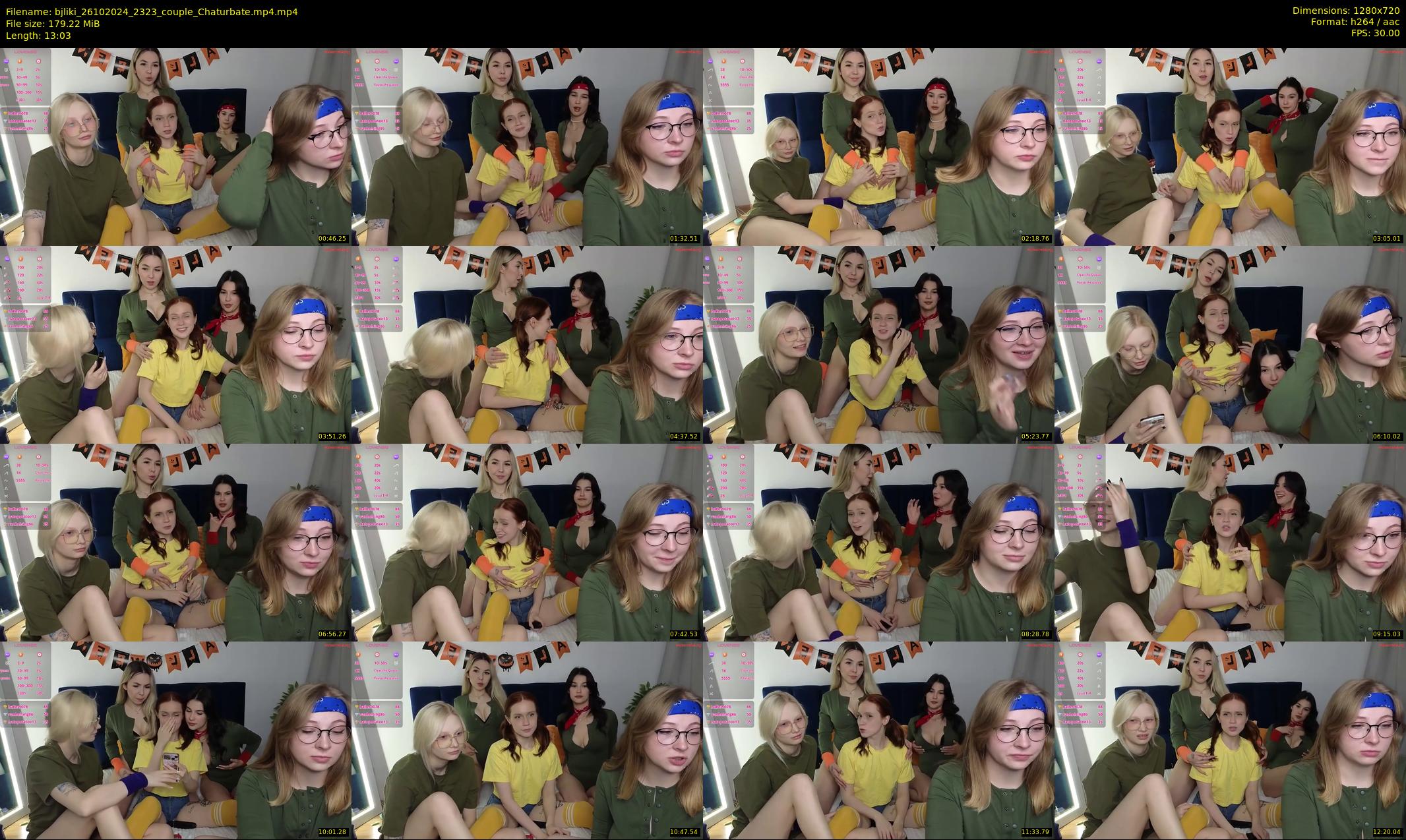bjliki — 14 minute Chaturbate couple cam show recording, 720p, Oct 26, 2024