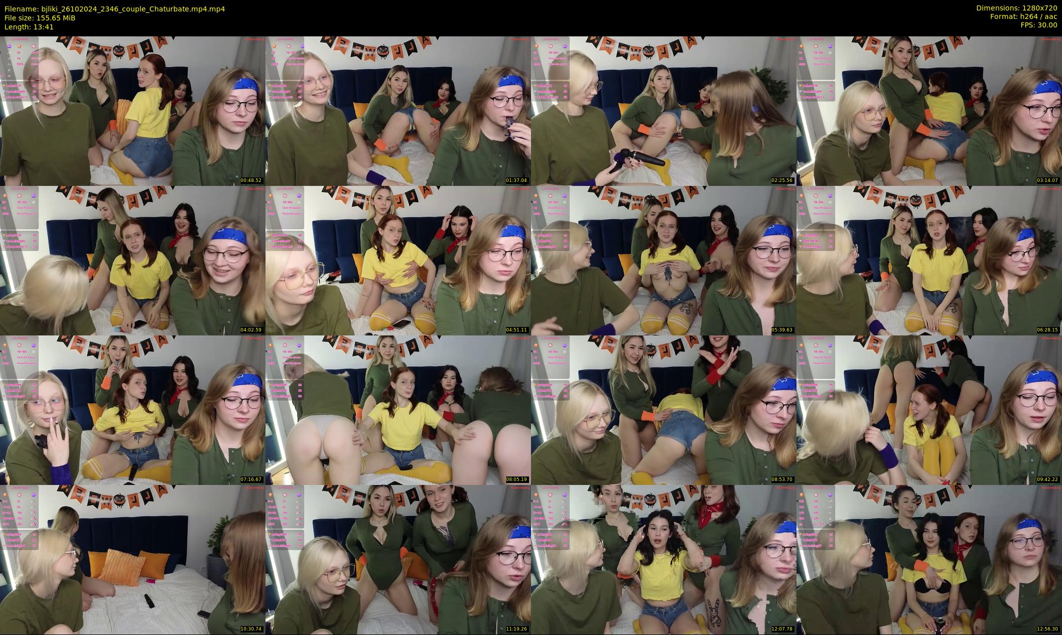 bjliki — 14 minute Chaturbate couple cam show recording, 720p, Oct 26, 2024