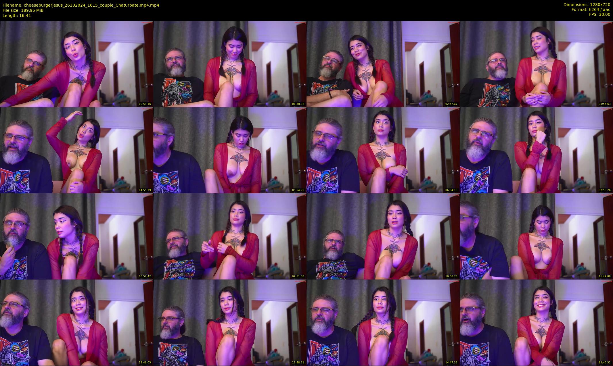 cheeseburgerjesus — 17 minute Chaturbate couple cam show recording, 720p, Oct 26, 2024