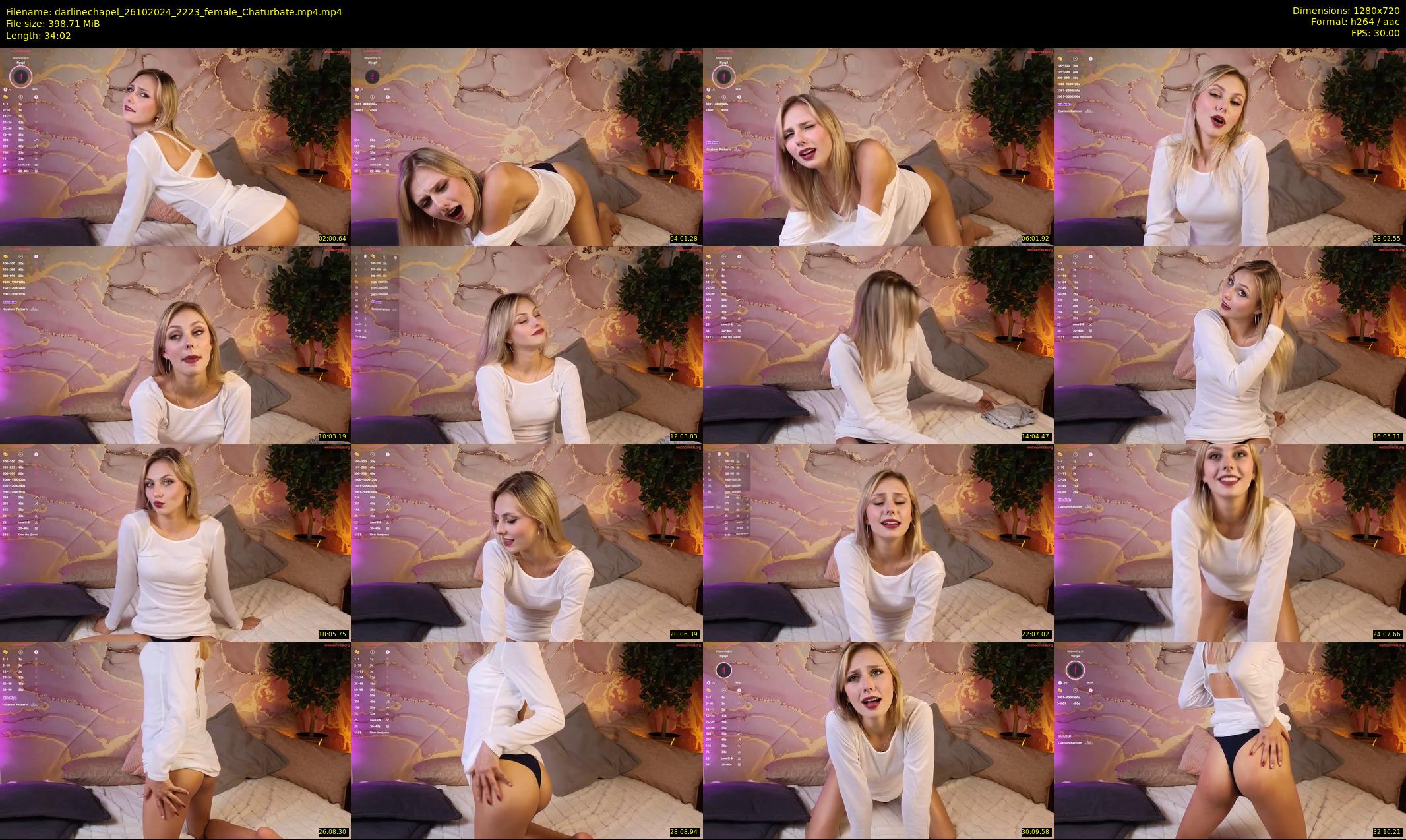 darlinechapel — 35 minute Chaturbate female cam show recording, 720p, Oct 26, 2024