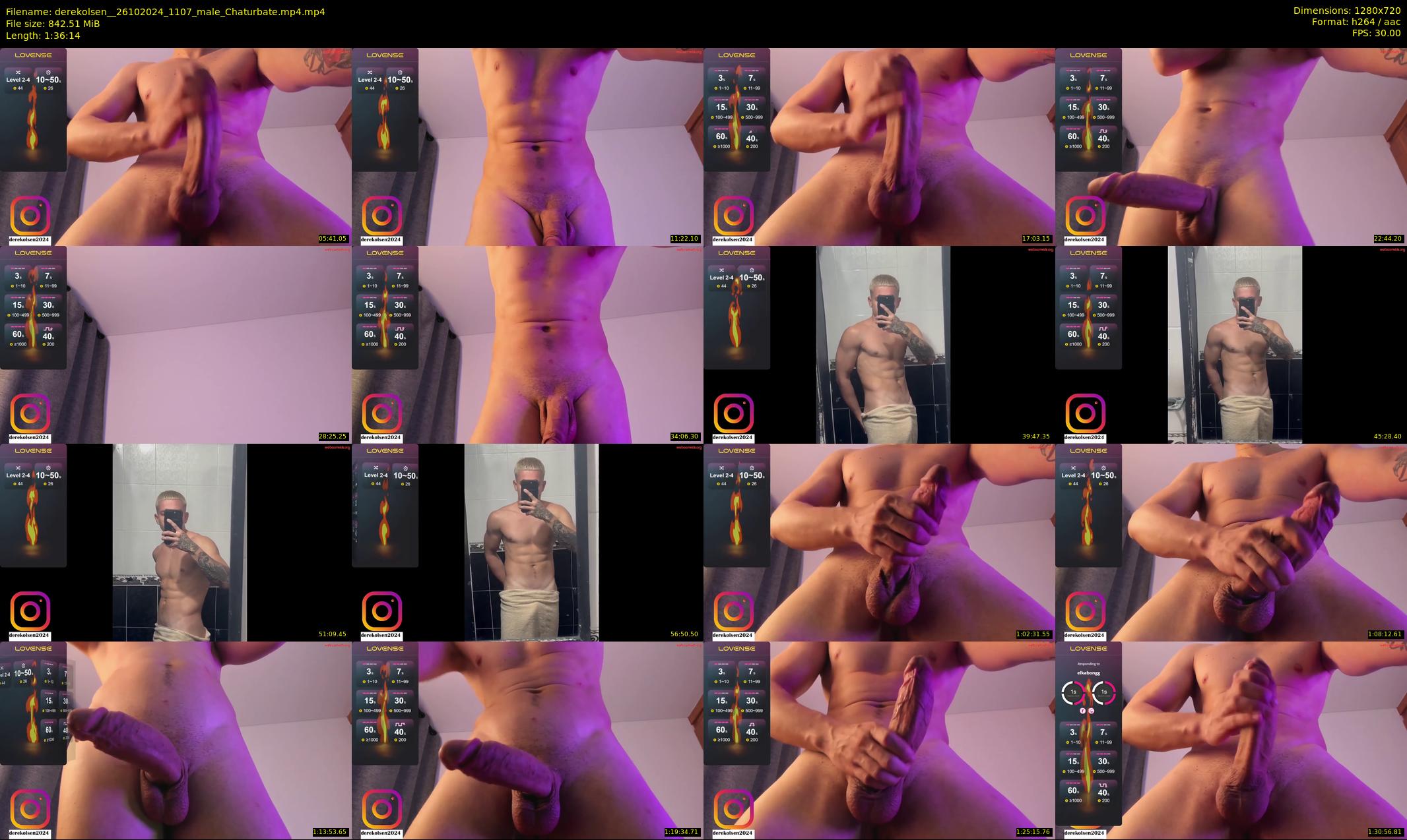derekolsen_ — 97 minute Chaturbate male cam show recording, 720p, Oct 26, 2024