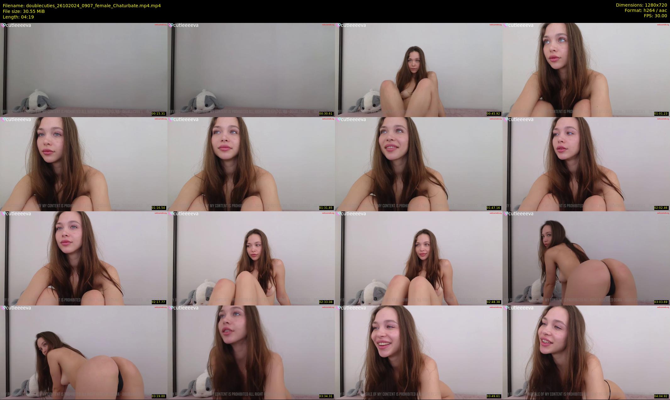 doublecuties — 5 minute Chaturbate couple cam show recording, 720p, Oct 26, 2024
