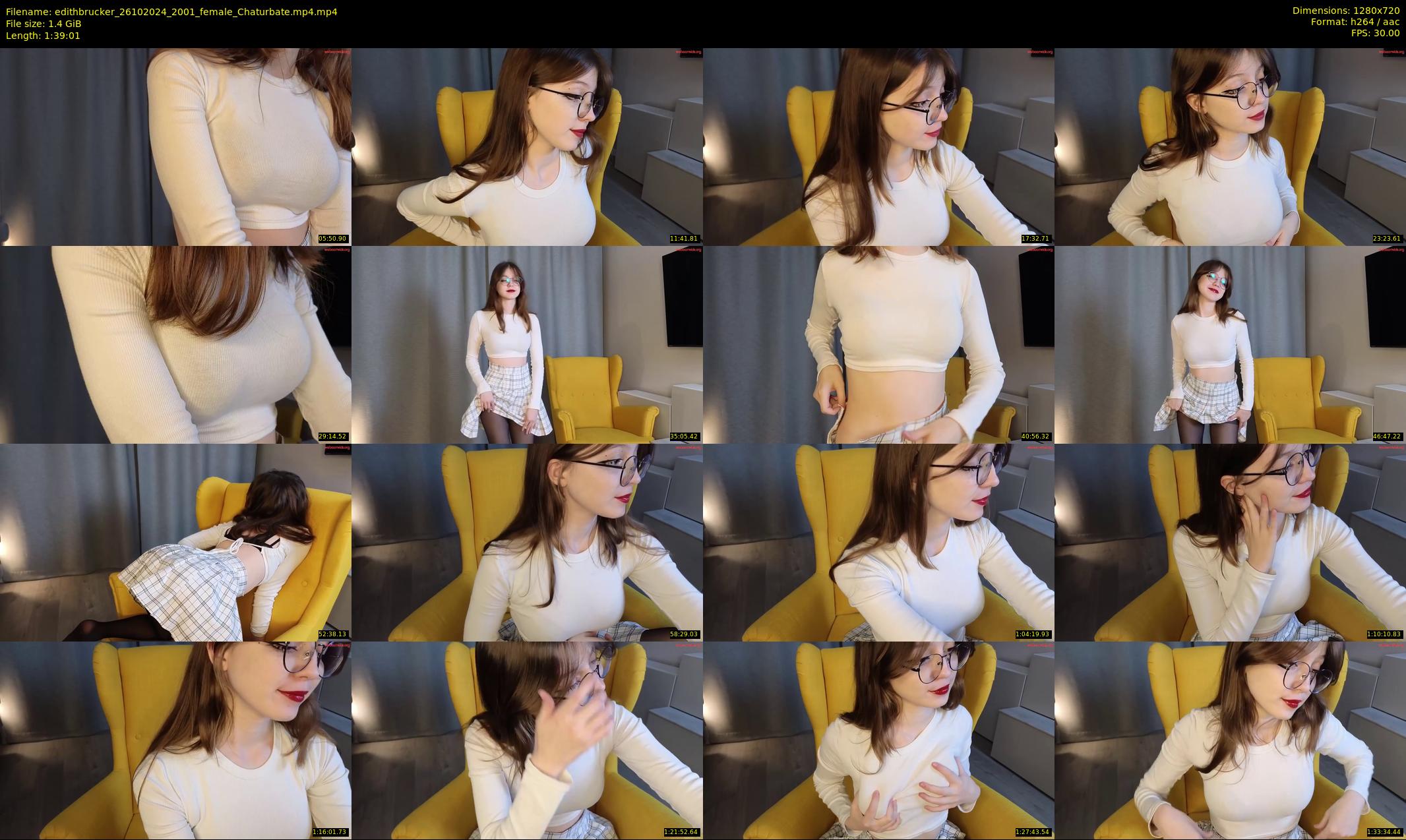 edithbrucker — 100 minute Chaturbate female cam show recording, 720p, Oct 26, 2024