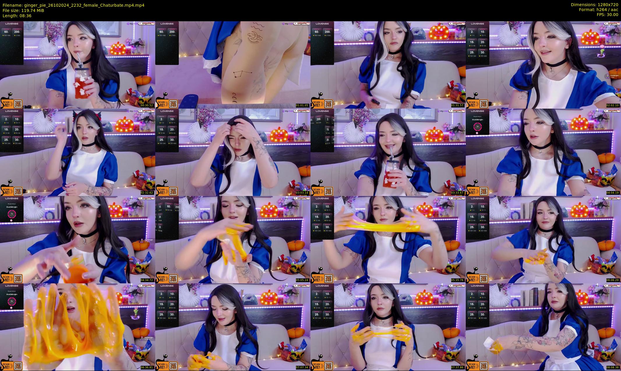 ginger_pie — 9 minute Chaturbate female cam show recording, 720p, Oct 26, 2024