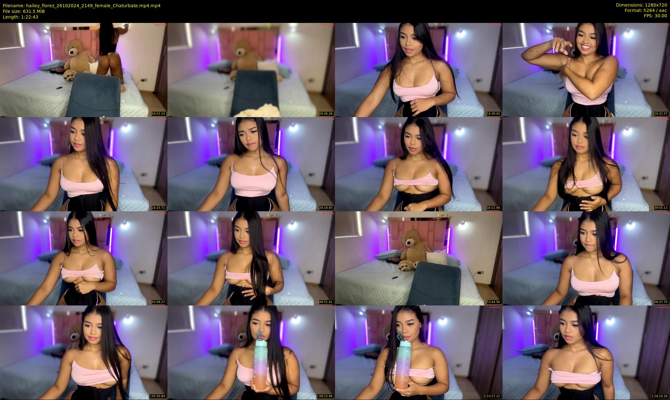hailey_florez — 83 minute Chaturbate female cam show recording, 720p, Oct 26, 2024