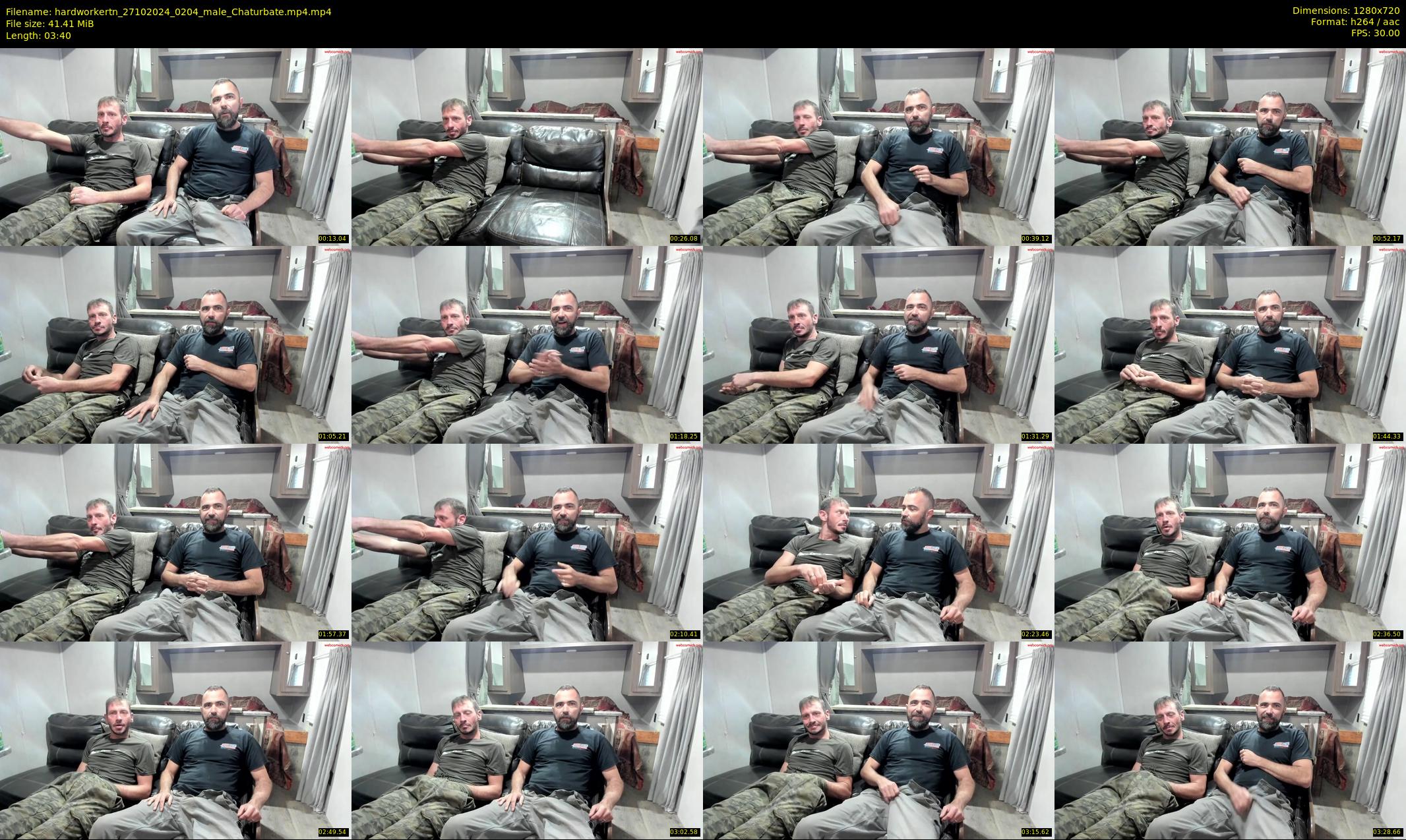 hardworkertn — 4 minute Chaturbate male cam show recording, 720p, Oct 27, 2024