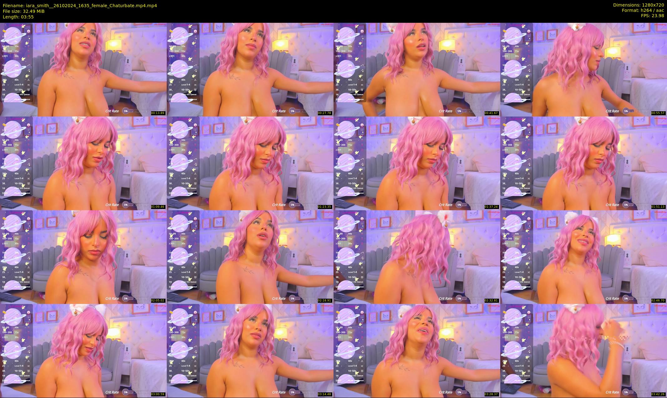 iara_smith_ — 4 minute Chaturbate female cam show recording, 720p, Oct 26, 2024