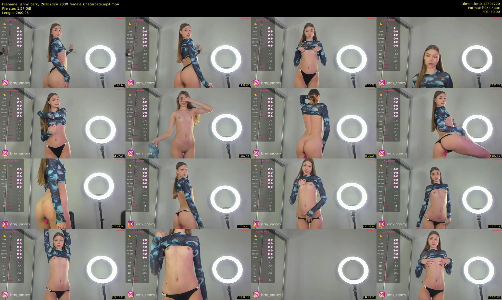 jenny_perry — 121 minute Chaturbate female cam show recording, 720p, Oct 26, 2024
