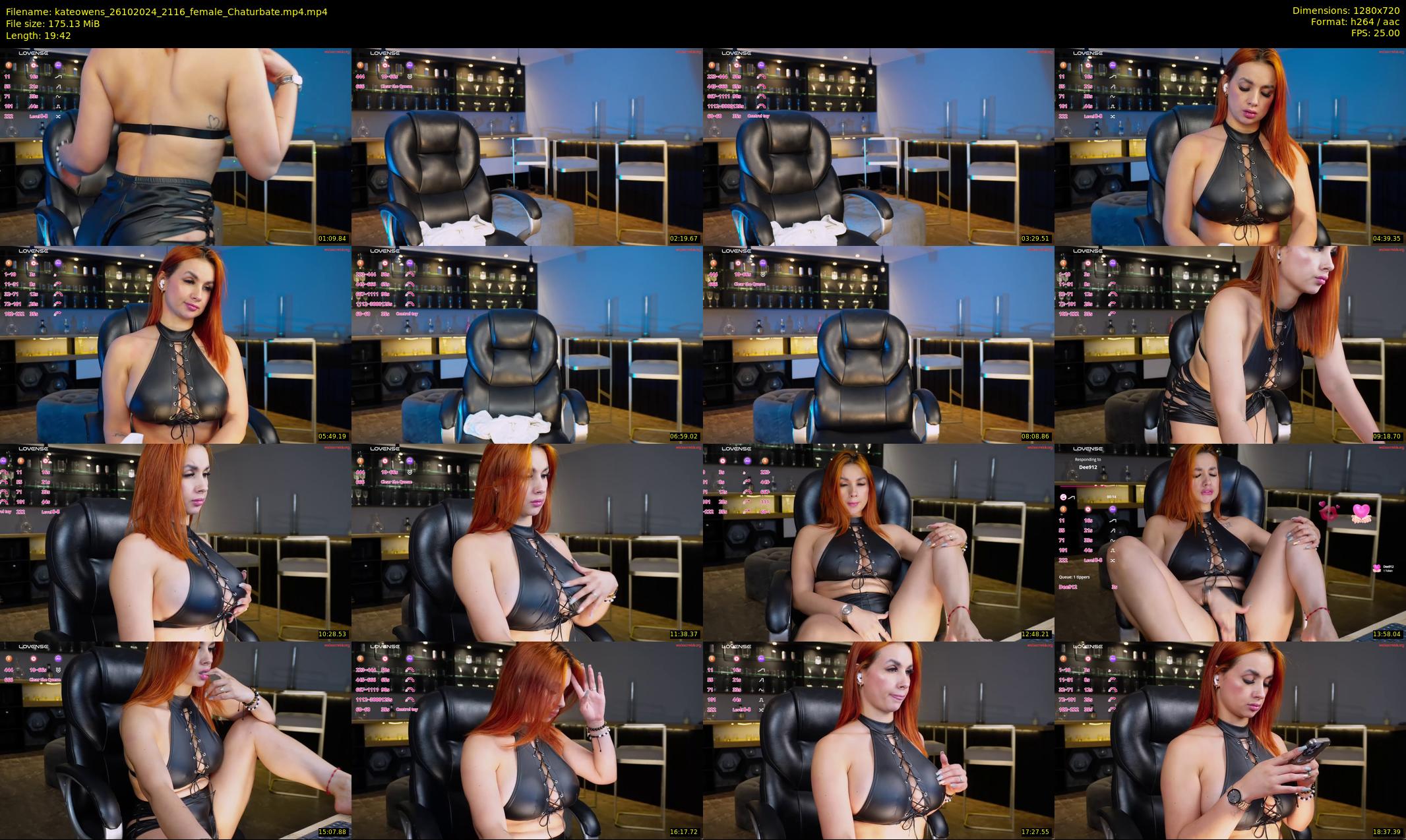 kateowens — 20 minute Chaturbate female cam show recording, 720p, Oct 26, 2024