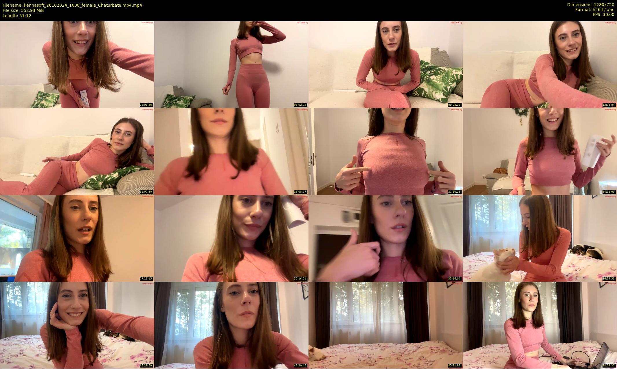 kennasoft — 52 minute Chaturbate female cam show recording, 720p, Oct 26, 2024