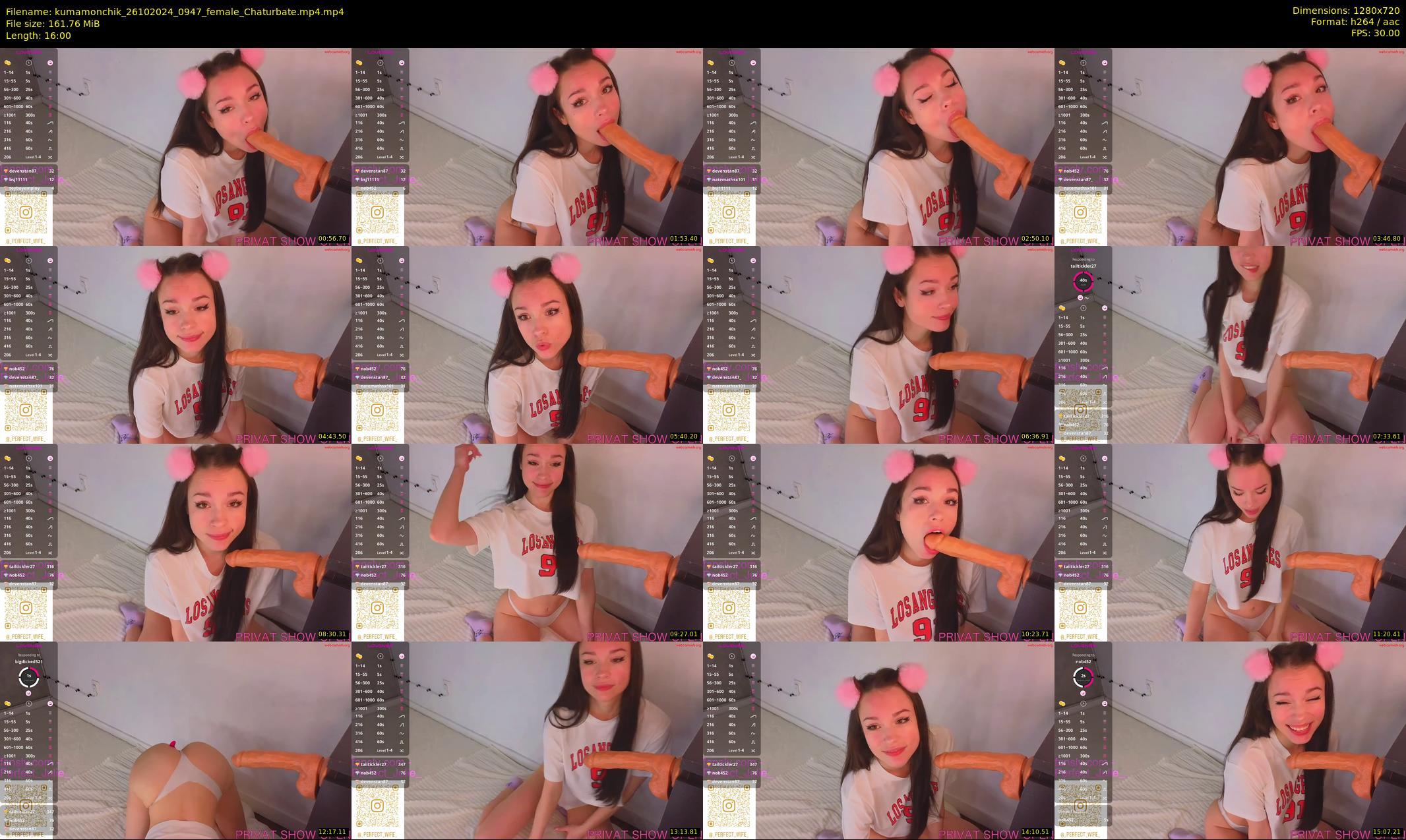 kumamonchik — 16 minute Chaturbate couple cam show recording, 720p, Oct 26, 2024