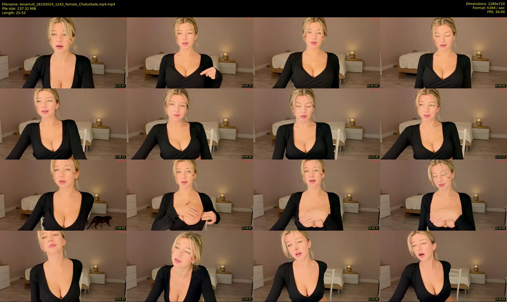 lenamuti — 26 minute Chaturbate female cam show recording, 720p, Oct 26, 2024