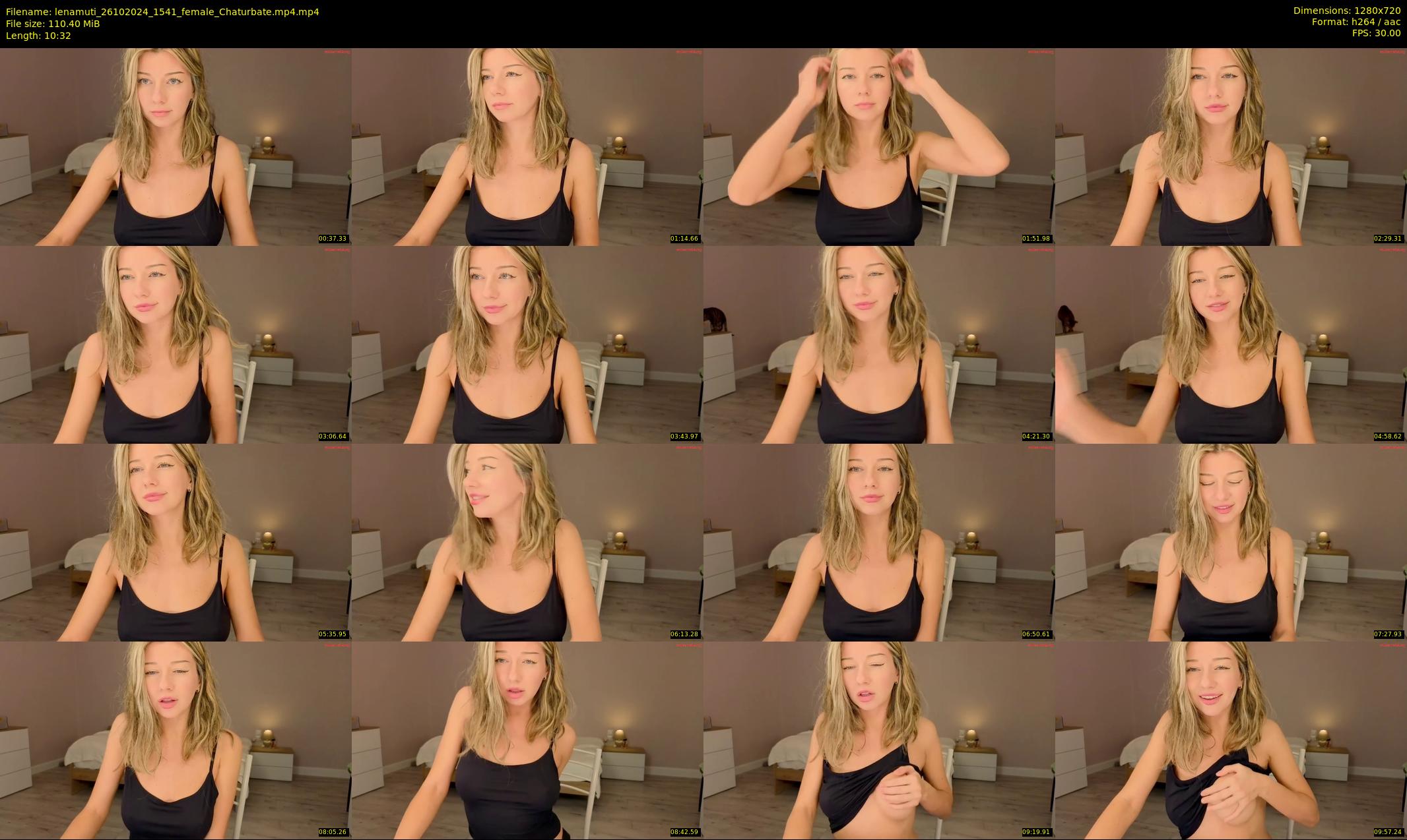 lenamuti — 11 minute Chaturbate female cam show recording, 720p, Oct 26, 2024