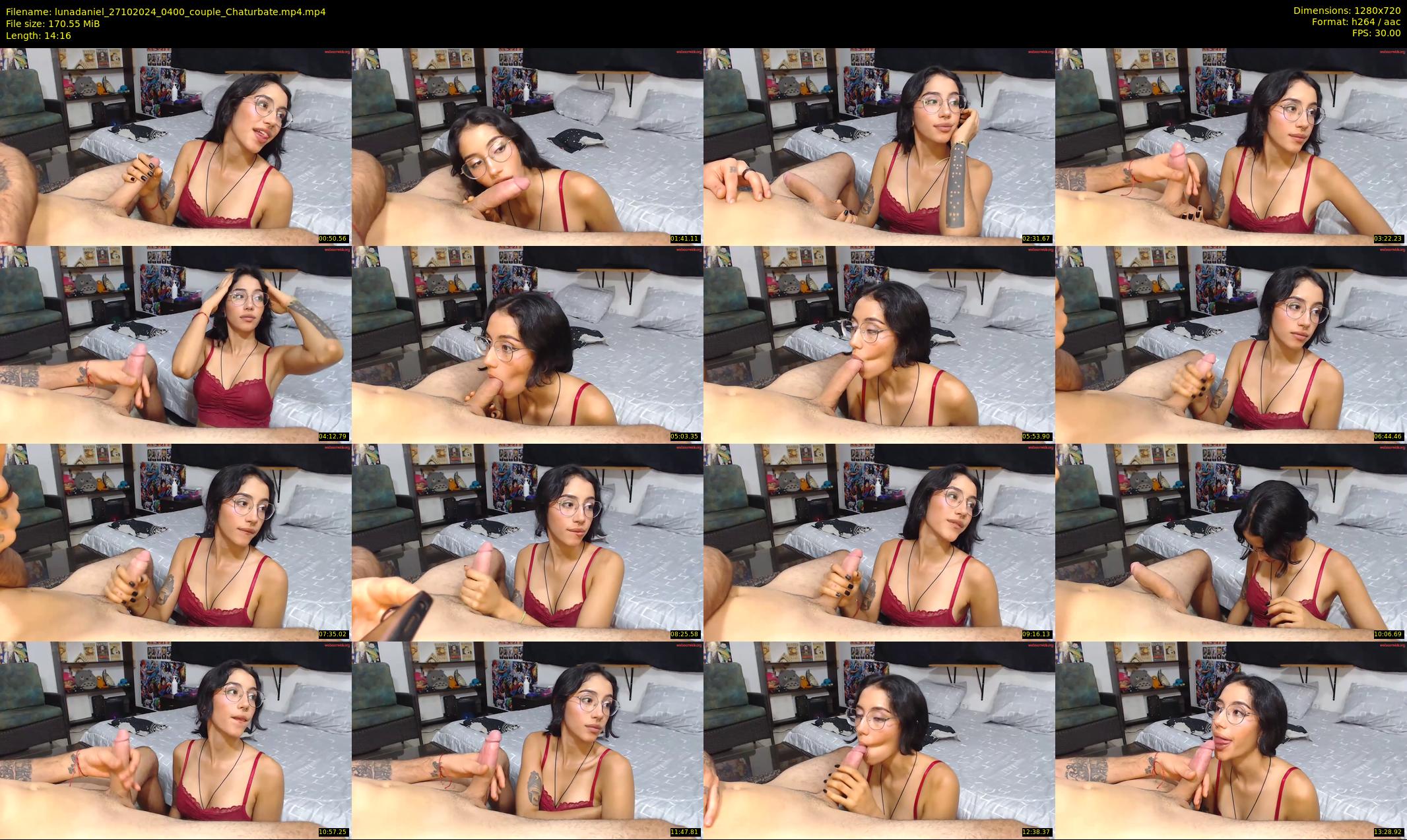 lunadaniel — 15 minute Chaturbate couple cam show recording, 720p, Oct 27, 2024