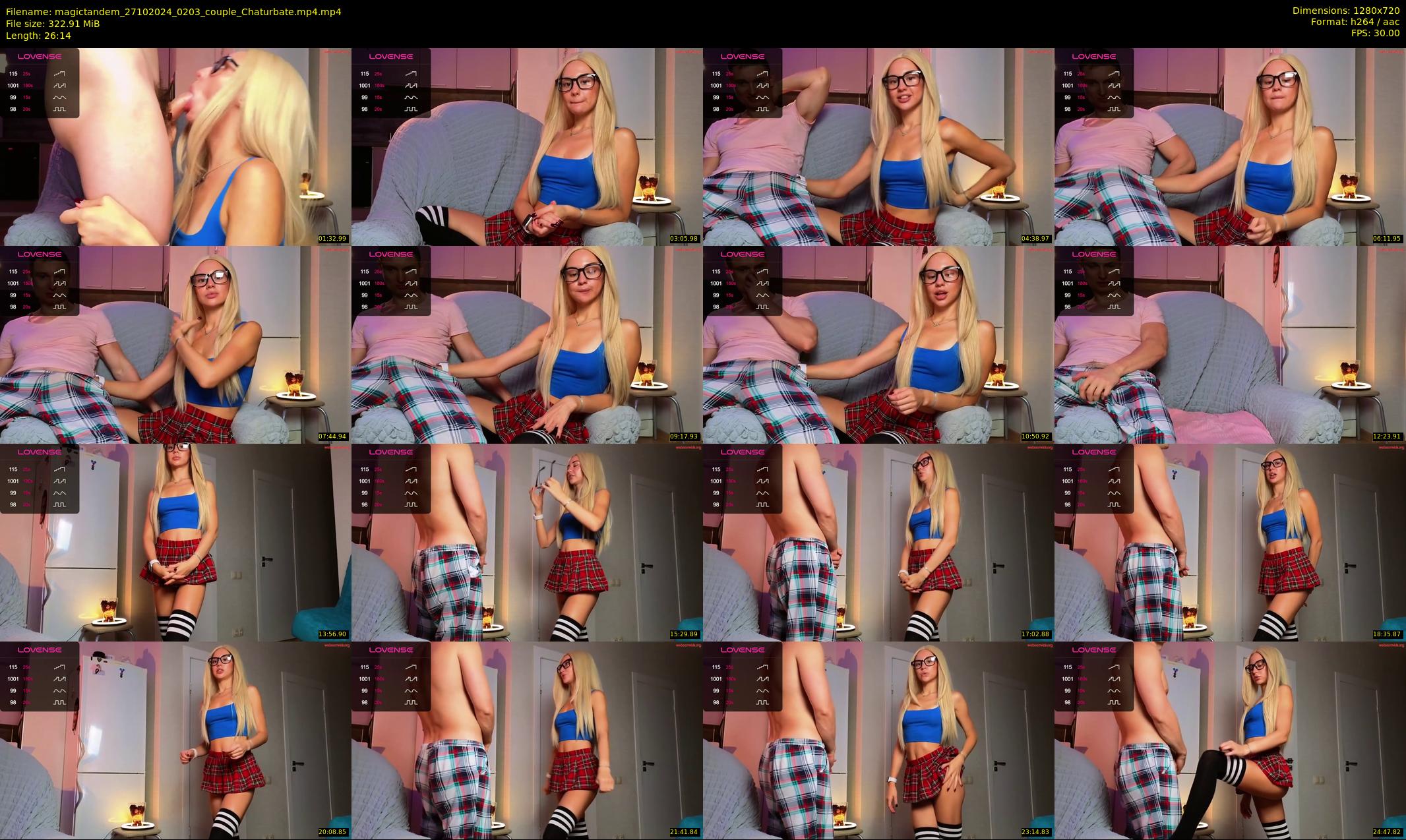 magictandem — 27 minute Chaturbate couple cam show recording, 720p, Oct 27, 2024