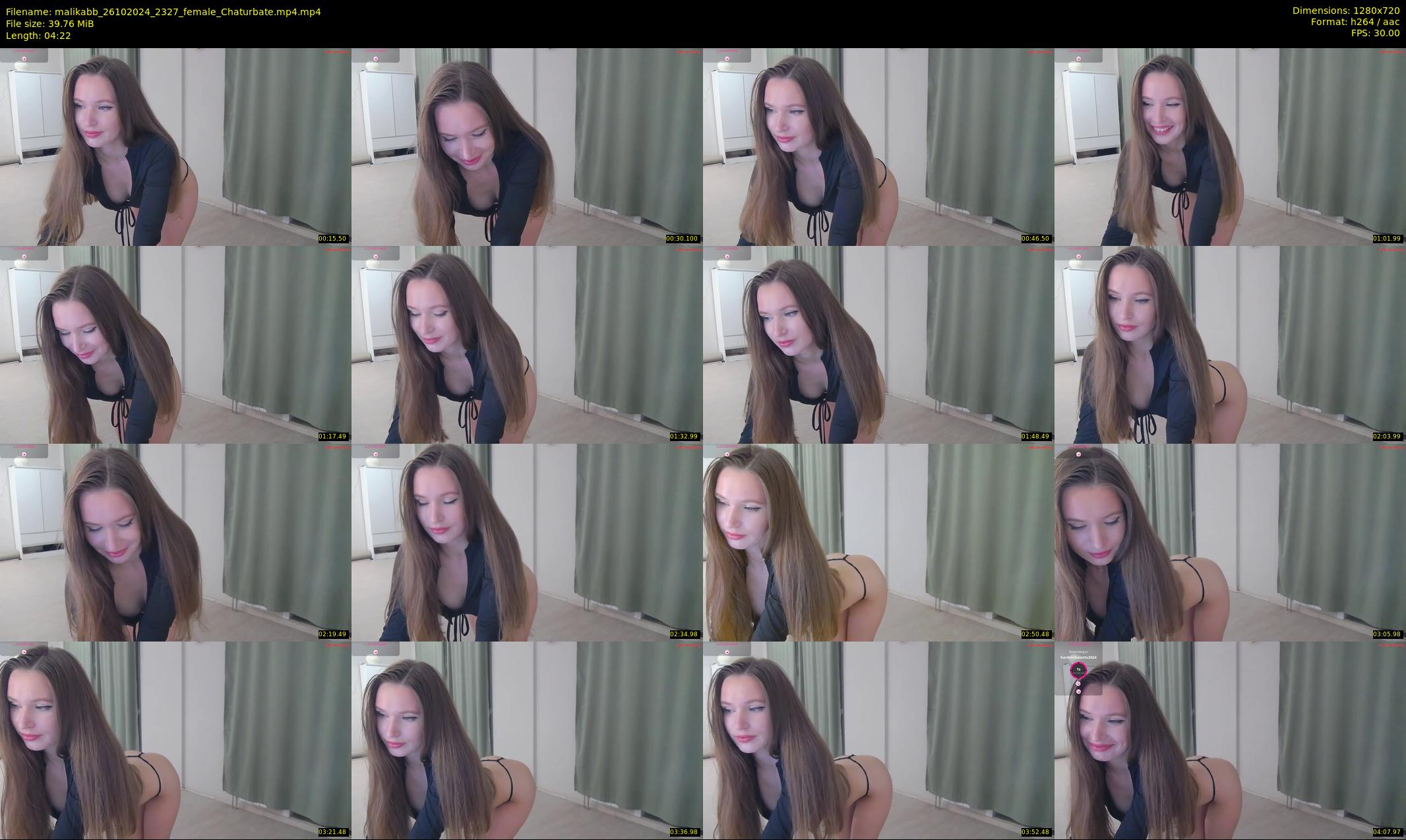 malikabb — 5 minute Chaturbate female cam show recording, 720p, Oct 26, 2024