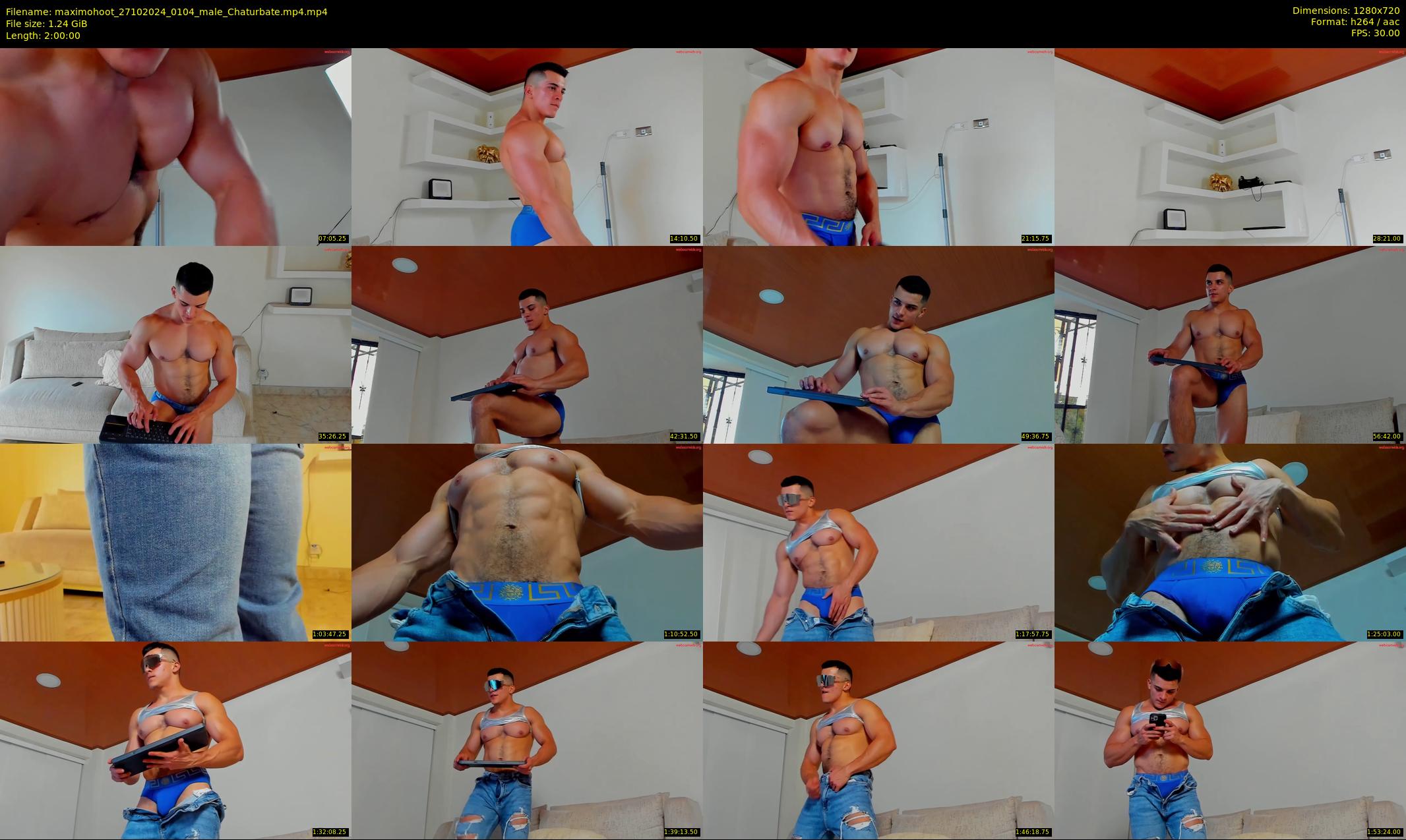 maximohoot — 120 minute Chaturbate male cam show recording, 720p, Oct 27, 2024