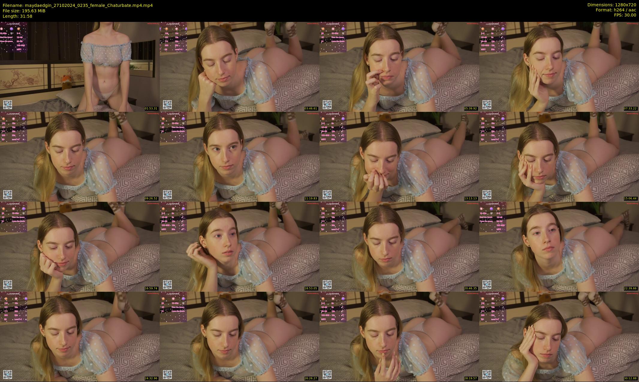 maydaedgin — 32 minute Chaturbate female cam show recording, 720p, Oct 27, 2024