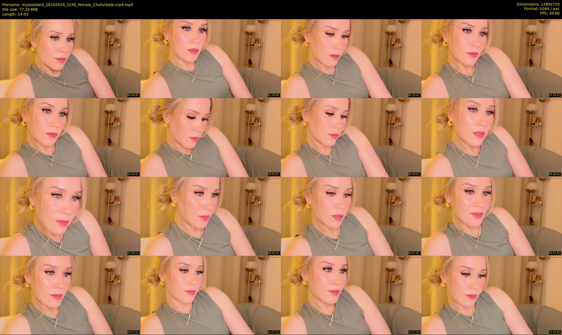 myassistant — 15 minute Chaturbate female cam show recording, 720p, Oct 26, 2024