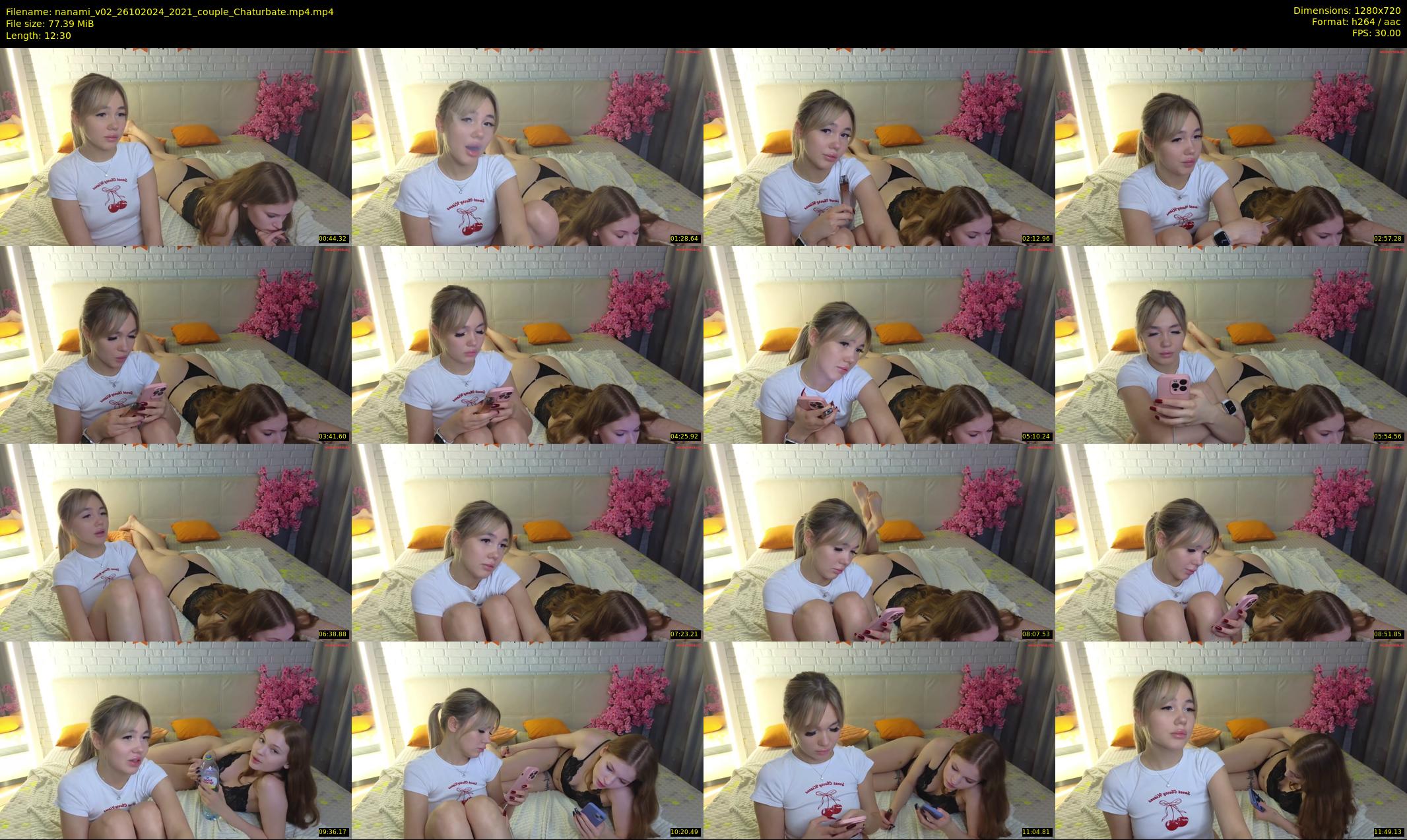 nanami_v02 — 13 minute Chaturbate couple cam show recording, 720p, Oct 26, 2024
