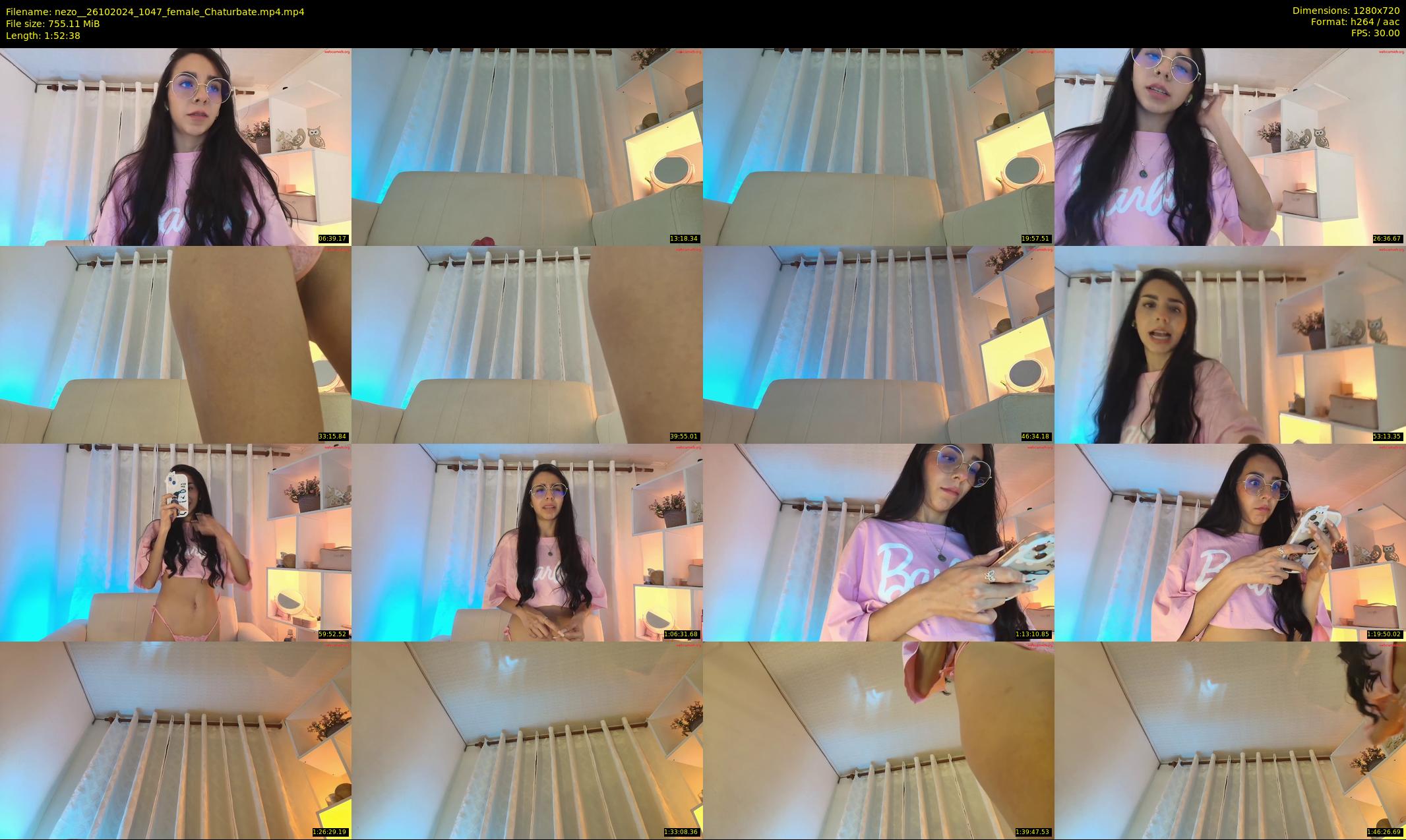 nezo_ — 113 minute Chaturbate female cam show recording, 720p, Oct 26, 2024