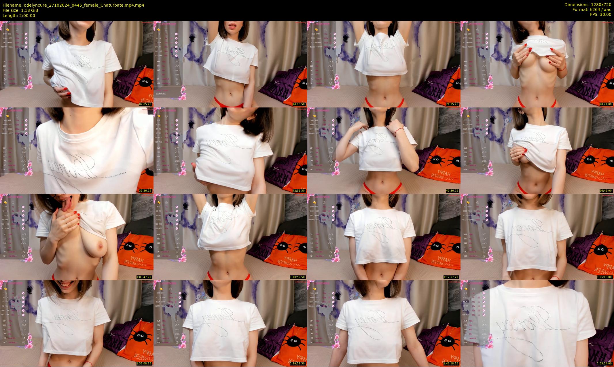 odelyncure — 120 minute Chaturbate female cam show recording, 720p, Oct 27, 2024