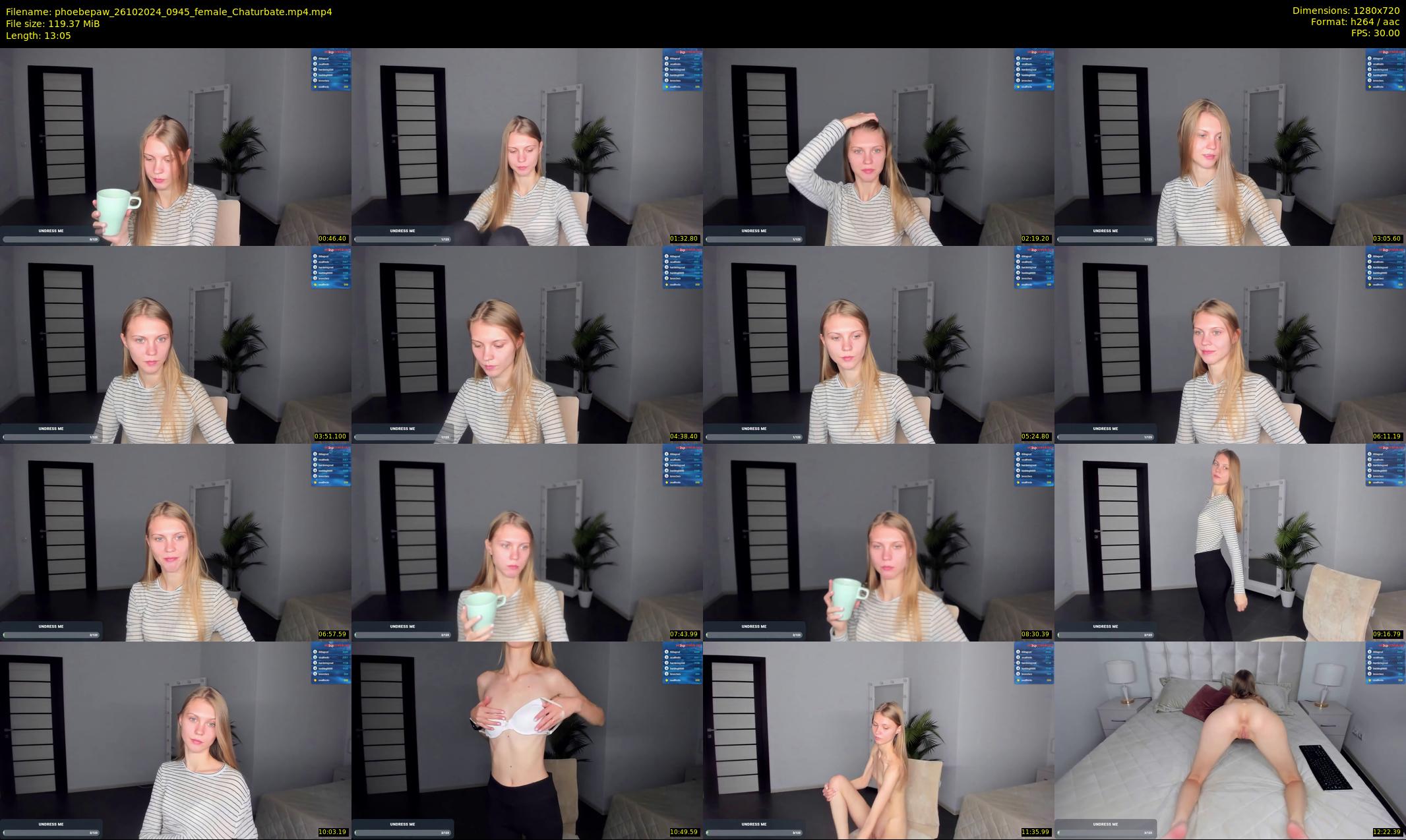 phoebepaw — 14 minute Chaturbate female cam show recording, 720p, Oct 26, 2024
